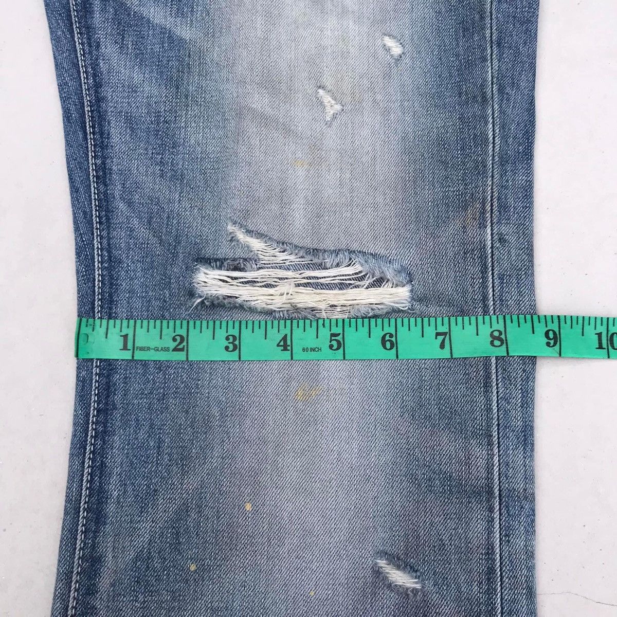 Vanquish RARE🔥 Vanquish X Murder License Distressed Denim Pants Size US 34 / EU 50 - 11 Thumbnail