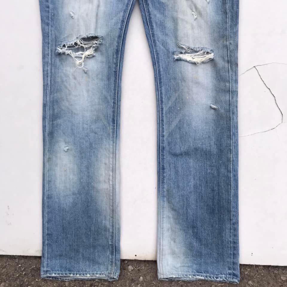Vanquish RARE🔥 Vanquish X Murder License Distressed Denim Pants Size US 34 / EU 50 - 4 Thumbnail