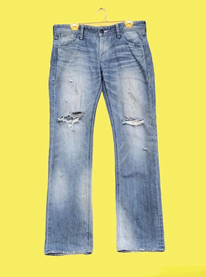 Vanquish RARE🔥 Vanquish X Murder License Distressed Denim Pants Size US 34 / EU 50 - 1 Thumbnail