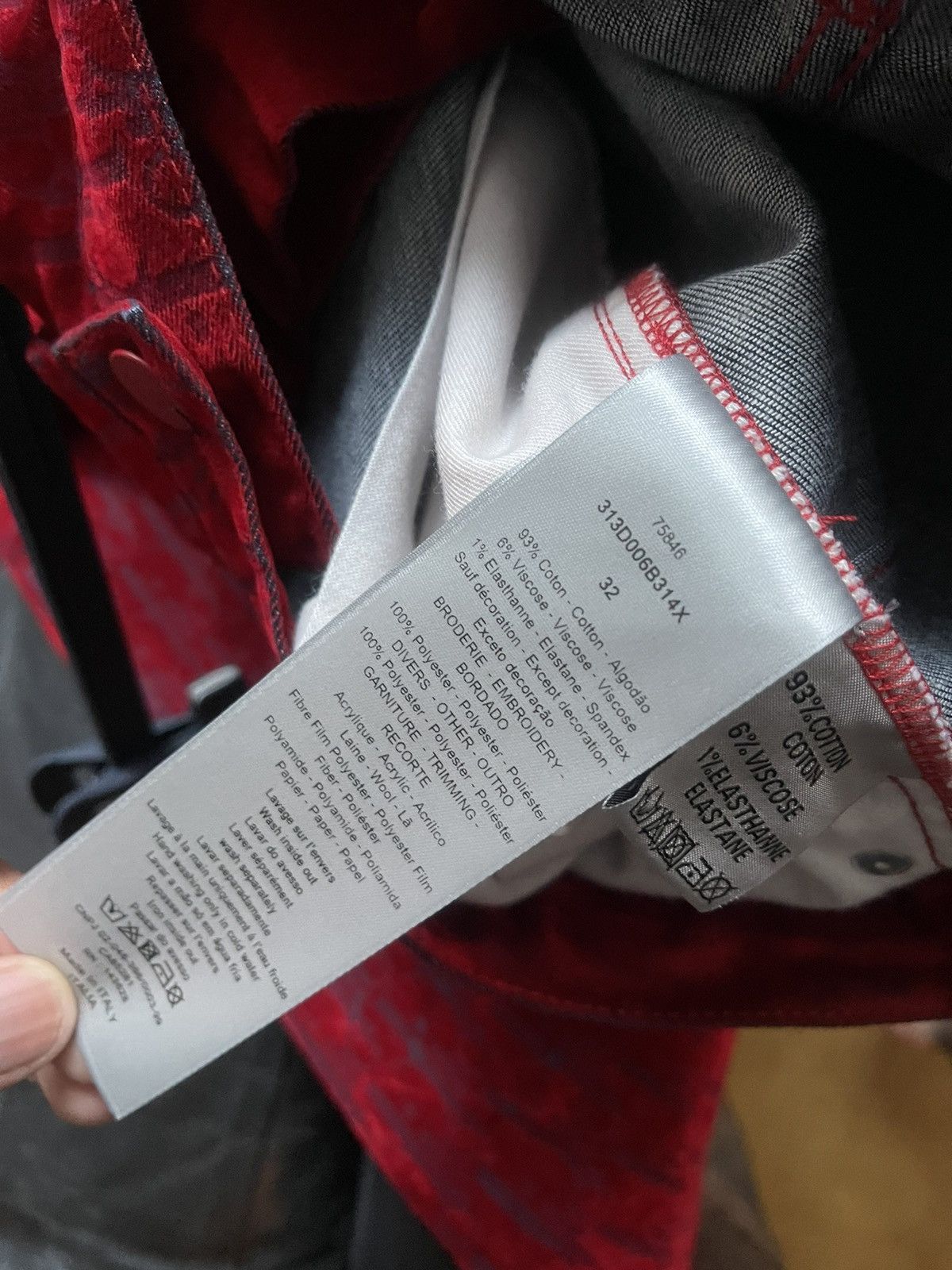Dior × ERL Dior ERL Oblique Pants Chinese New Year Special Edition Size US 32 / EU 48 - 11 Thumbnail