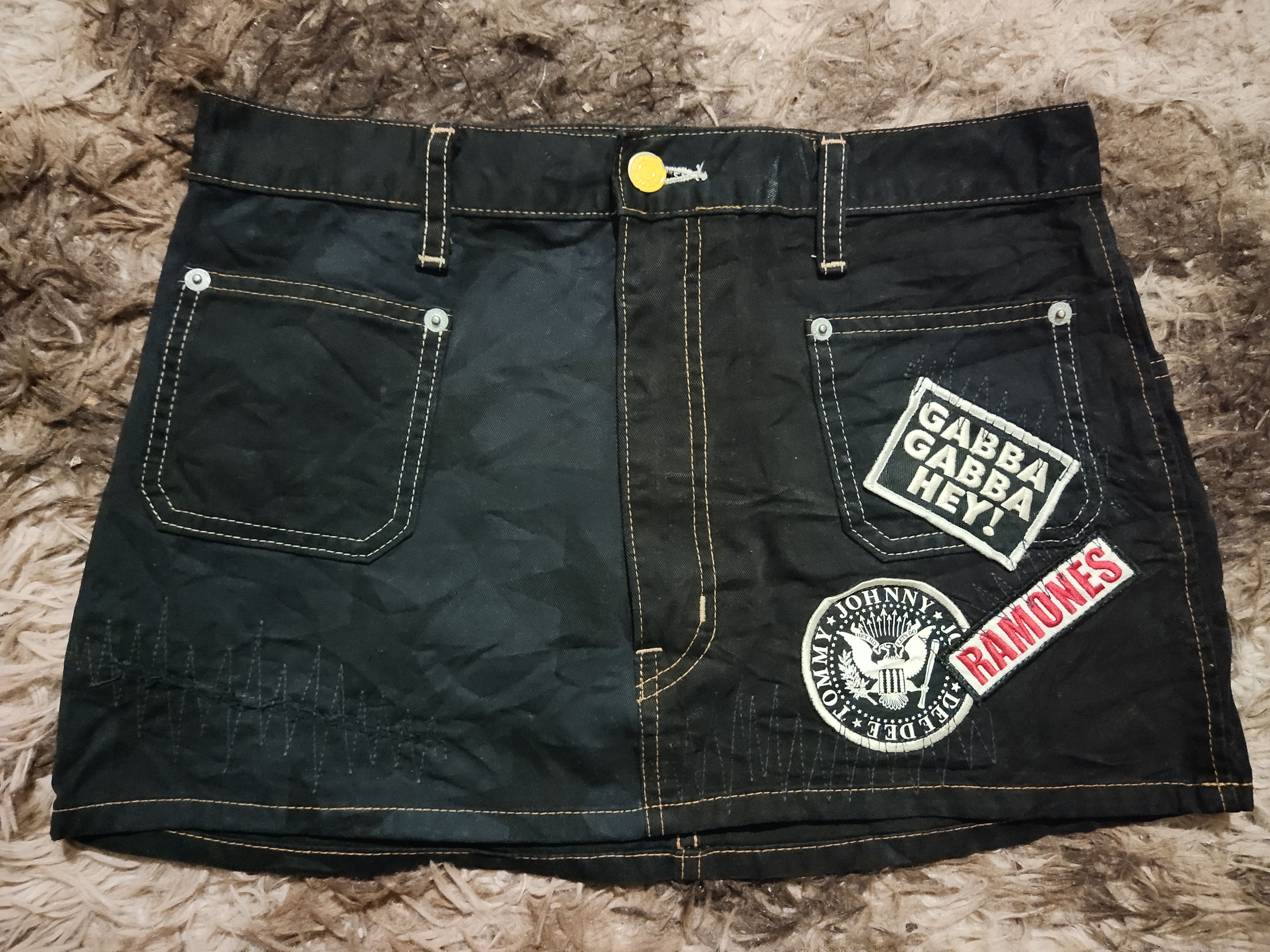 Hyteric glamour mini skirt mad patcher