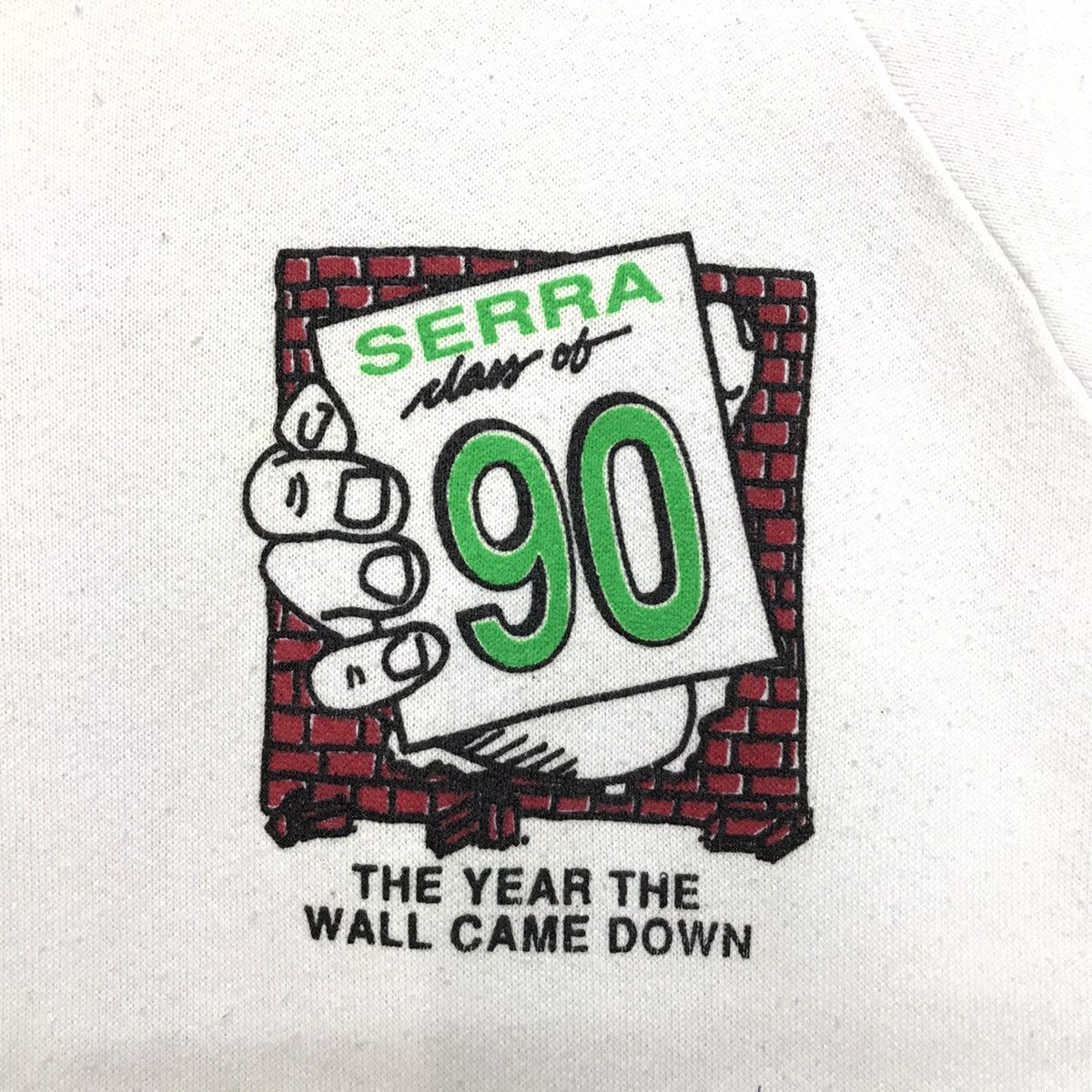 Vintage Vintage 80s Serra 90 Big Logo Sweatshirt Size US M / EU 48-50 / 2 - 6 Thumbnail