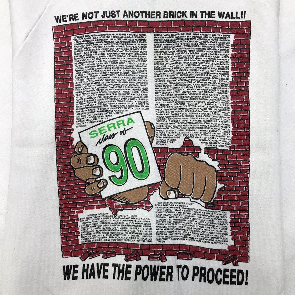 Vintage Vintage 80s Serra 90 Big Logo Sweatshirt Size US M / EU 48-50 / 2 - 5 Thumbnail