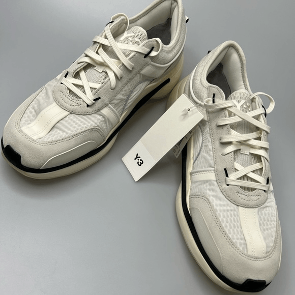 Adidas × Y-3 Y-3 Adidas Ajatu Run Sneakers White Grey Men’s 10.5 $350 Size US 10.5 / EU 43-44 - 2 Thumbnail