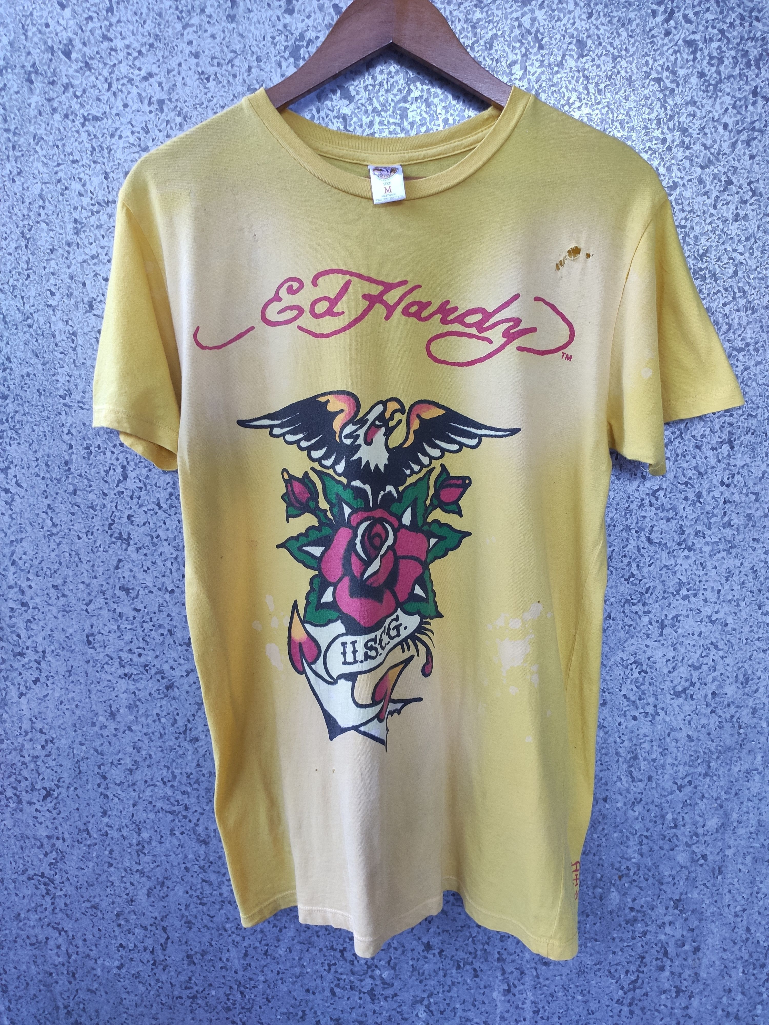 Christian Audigier Ed Hardy t shirt Distressed design Size US M / EU 48-50 / 2 - 1 Thumbnail