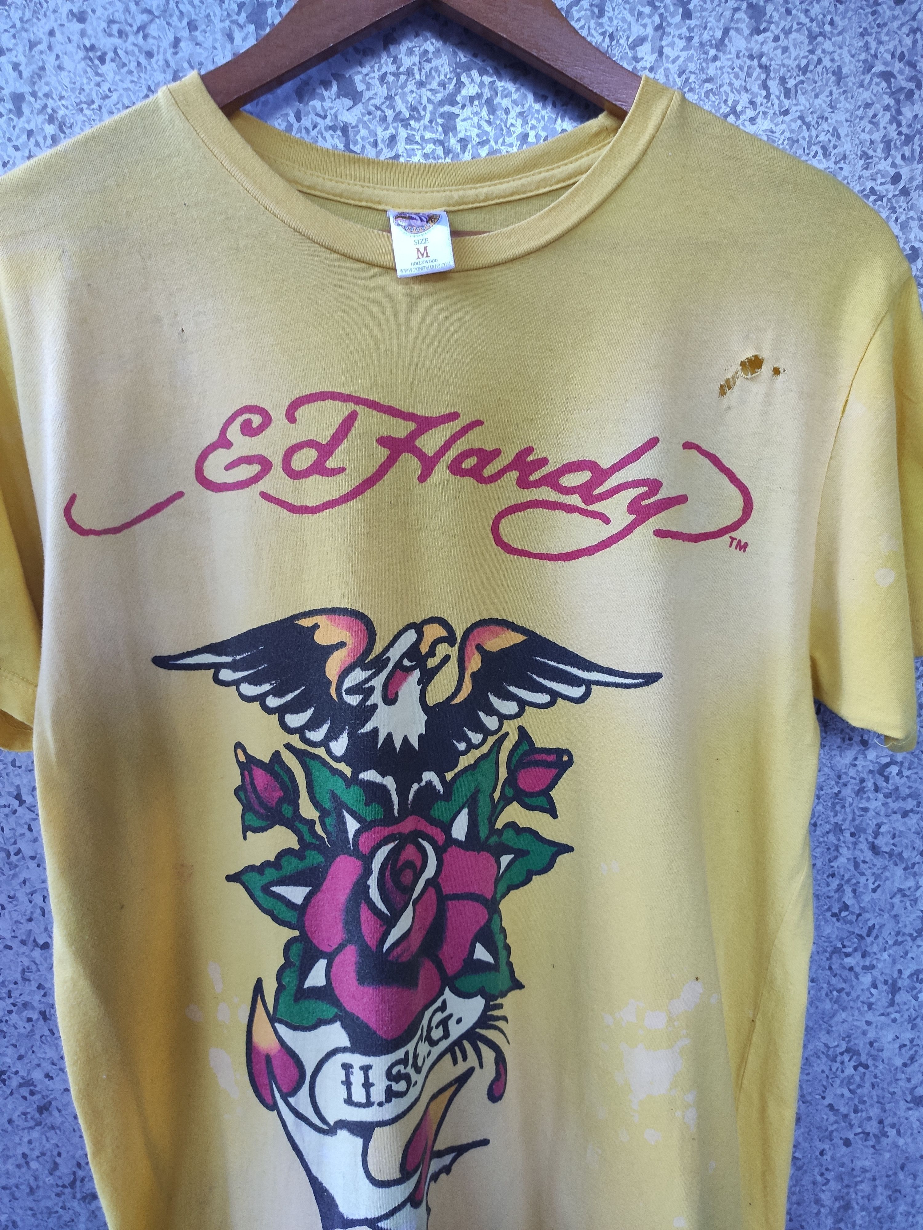 Christian Audigier Ed Hardy t shirt Distressed design Size US M / EU 48-50 / 2 - 2 Thumbnail