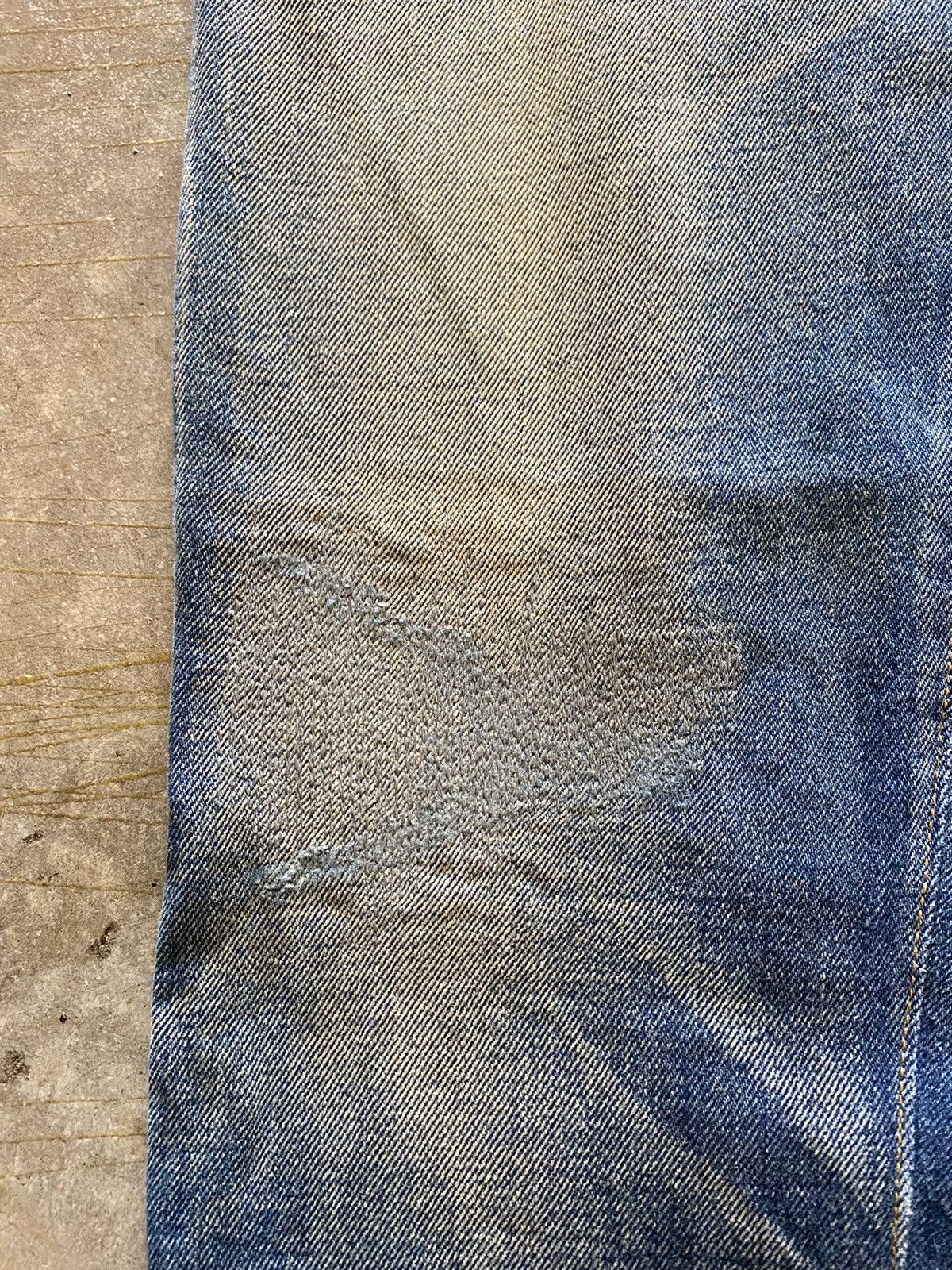 Swagger Repaired distressed wash denim Size US 33 - 5 Thumbnail