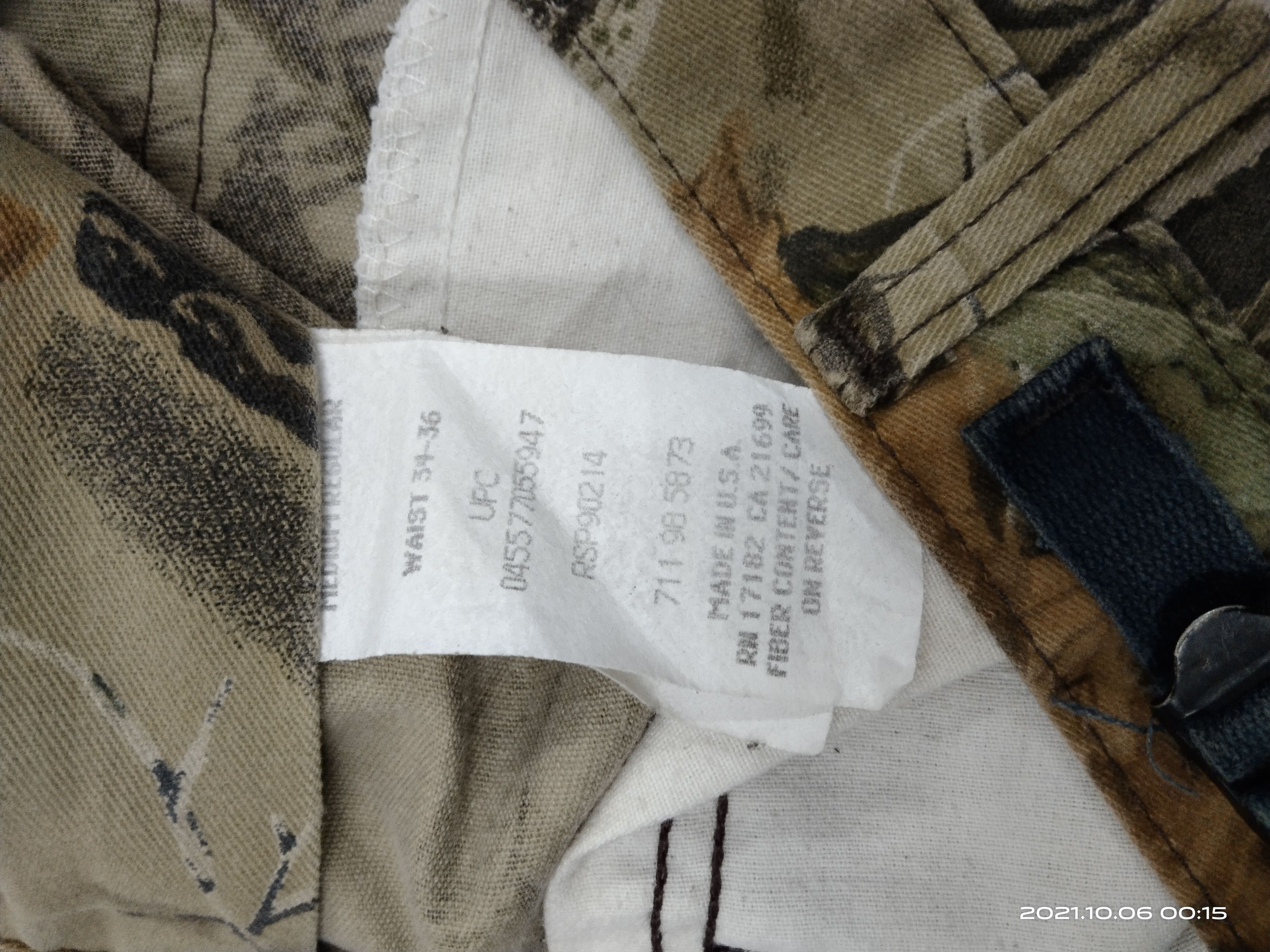 Japanese Brand VIRGIL FASHION STYLE CARGO PANTS REALTREE LIBERTY Size US 34 / EU 50 - 8 Thumbnail