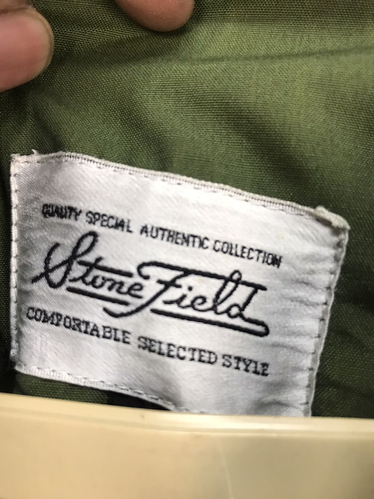 Japanese Brand Vintage stone field bombers jacket Size US L / EU 52-54 / 3 - 3 Thumbnail