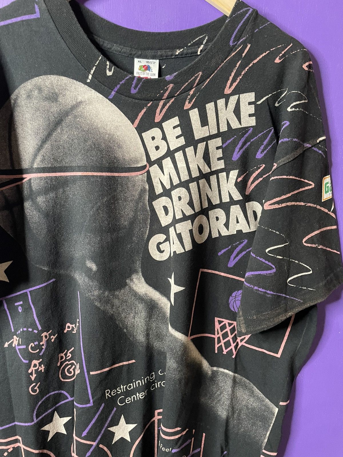 Other Vintage 90s Michael Jordan drink Gatorade AOP t-shirt Size US XL / EU 56 / 4 - 3 Thumbnail