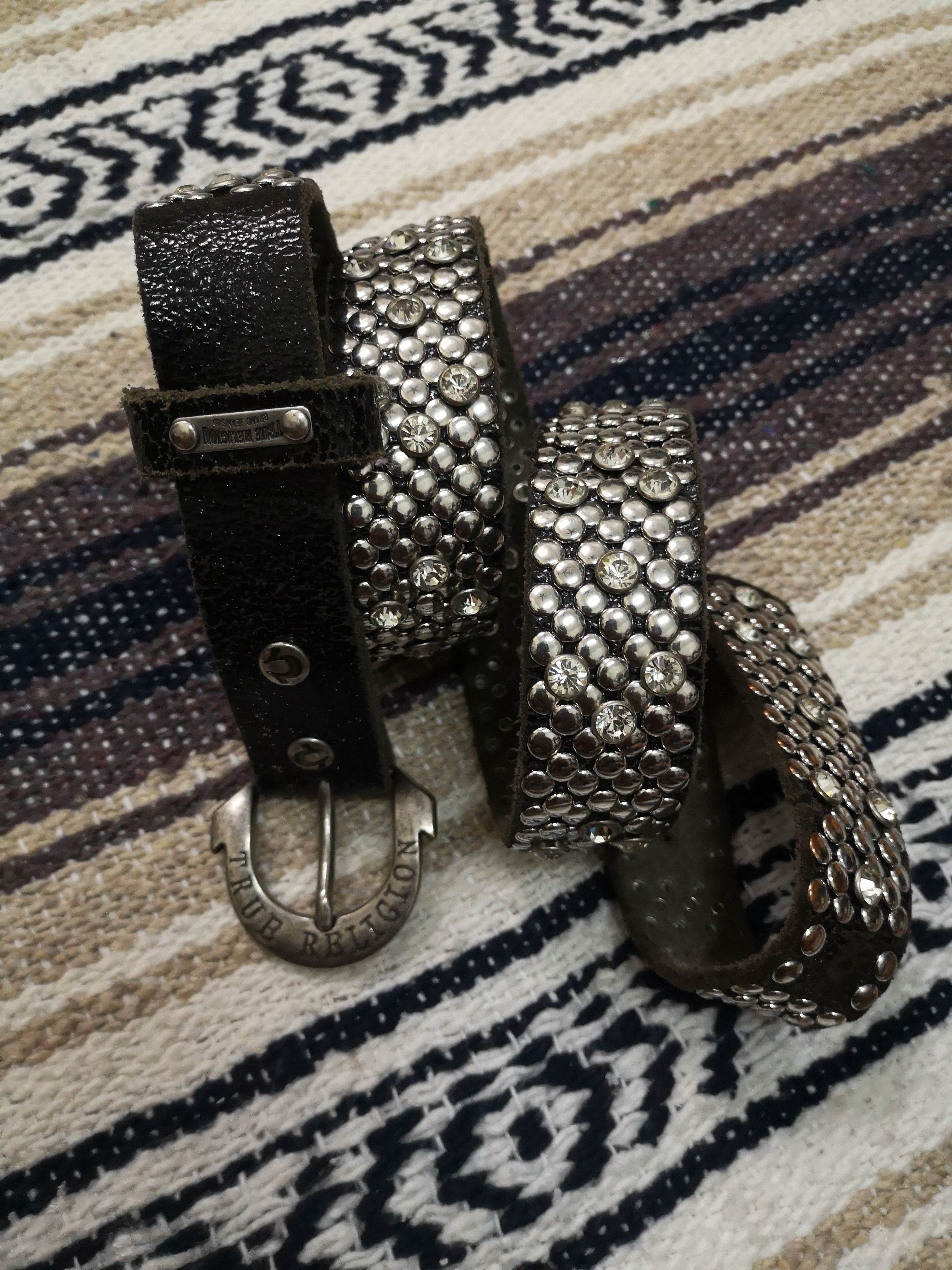 True Religion Studded stones Belt - Belts