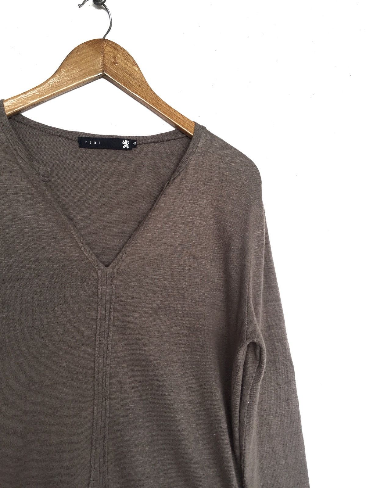 Mastermind Japan × Roar Roar Mastermind Mid Bone Relax Fit Hemp LS Shirt Size US M / EU 48-50 / 2 - 2 Thumbnail