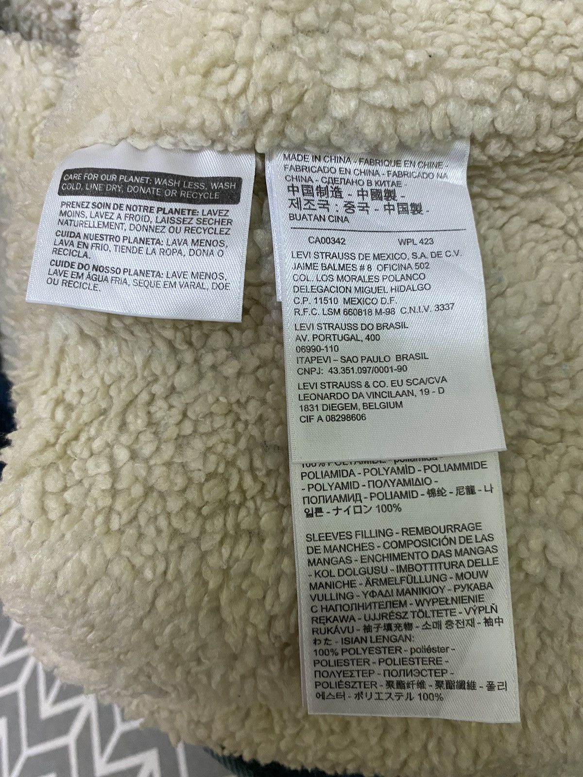 Levi's × Levi's Vintage Clothing Levi’s Denim 2015 Sherpa Jacket New With Tag Size US S / EU 44-46 / 1 - 12 Thumbnail