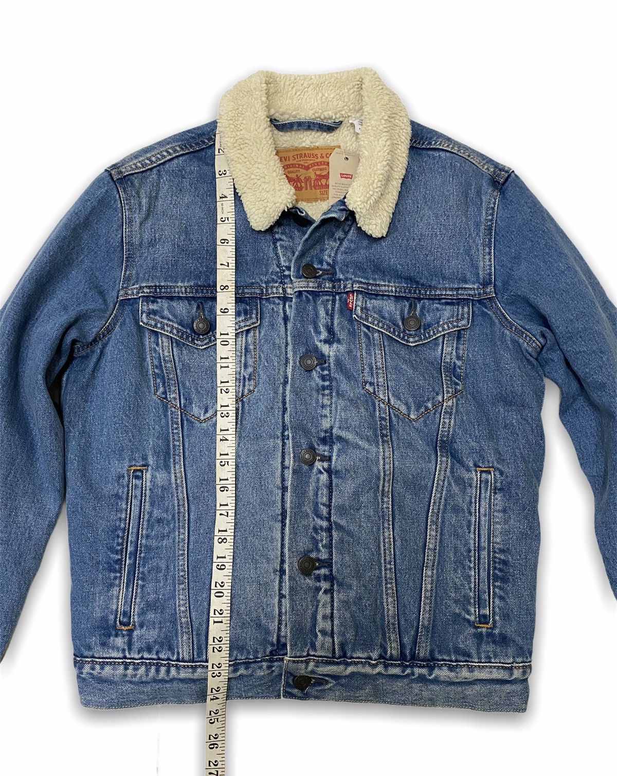 Levi's × Levi's Vintage Clothing Levi’s Denim 2015 Sherpa Jacket New With Tag Size US S / EU 44-46 / 1 - 11 Thumbnail
