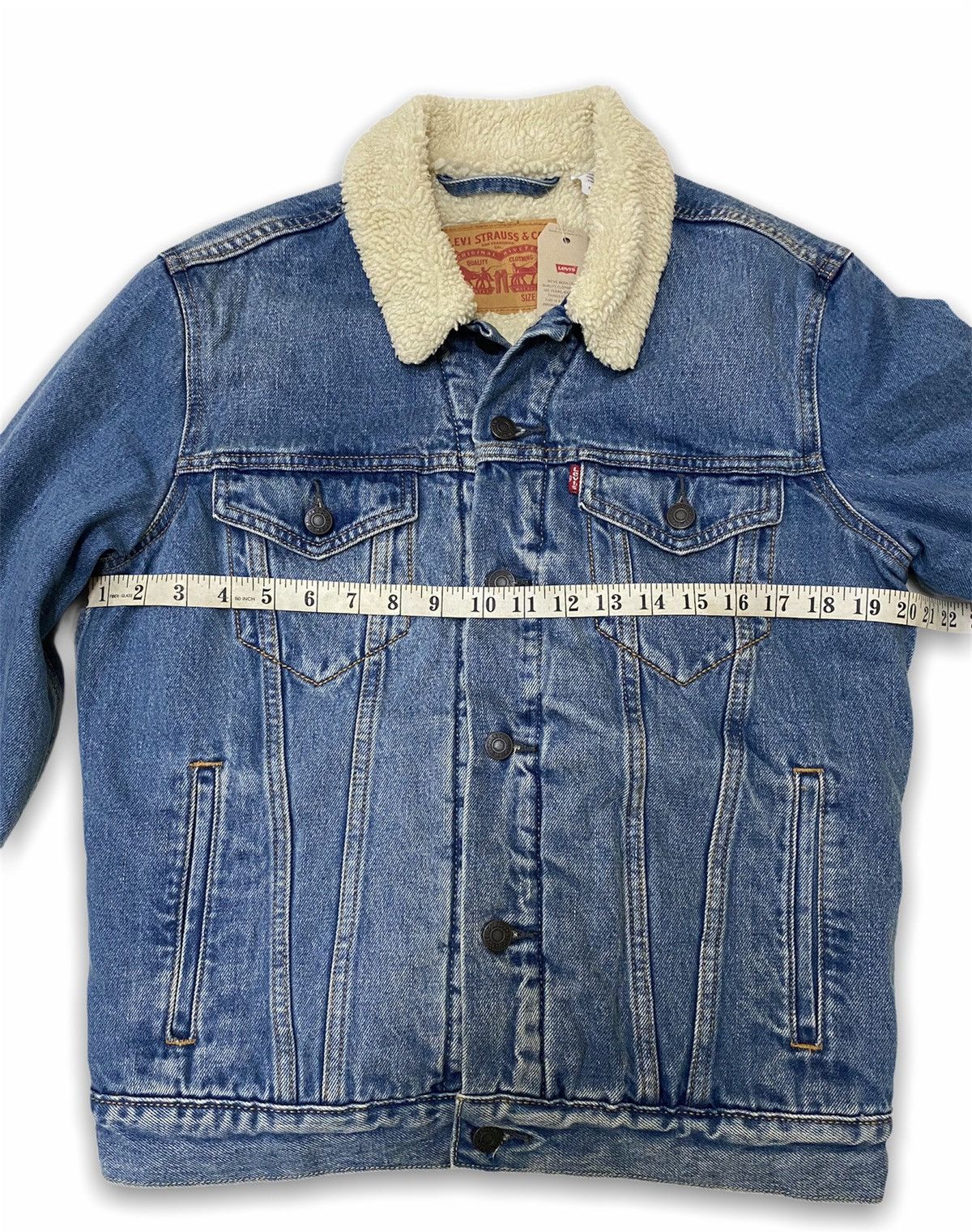 Levi's × Levi's Vintage Clothing Levi’s Denim 2015 Sherpa Jacket New With Tag Size US S / EU 44-46 / 1 - 10 Thumbnail