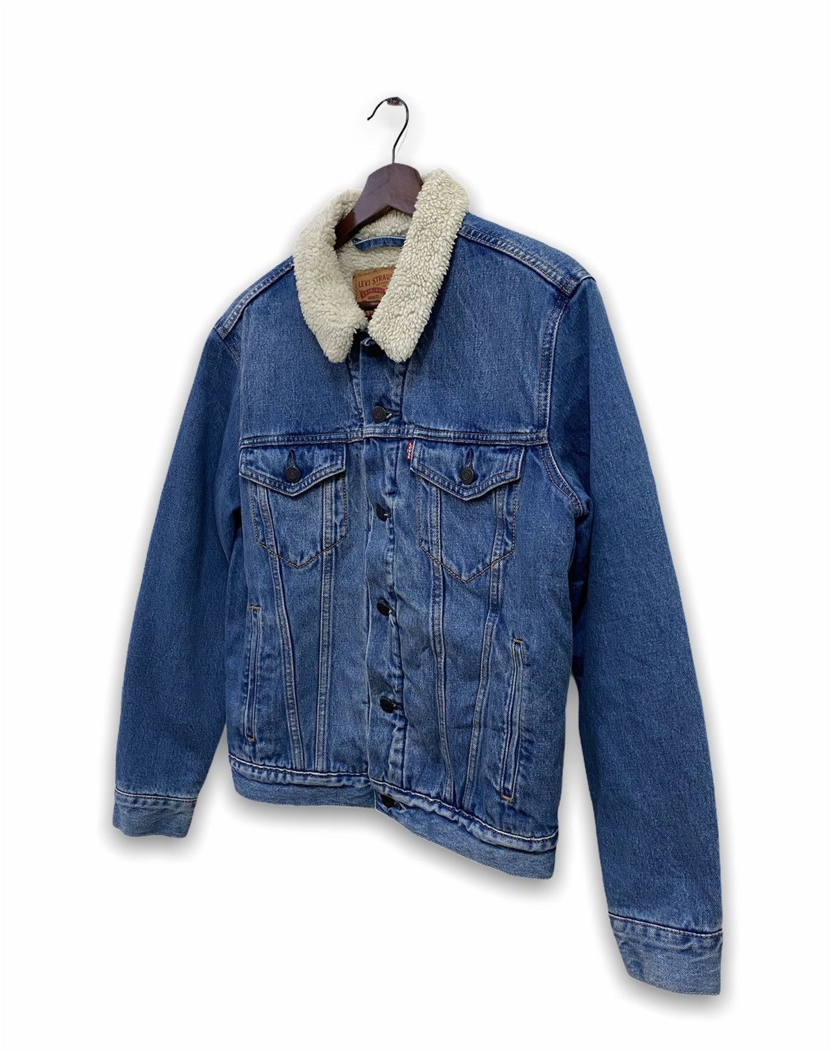 Levi's × Levi's Vintage Clothing Levi’s Denim 2015 Sherpa Jacket New With Tag Size US S / EU 44-46 / 1 - 2 Thumbnail