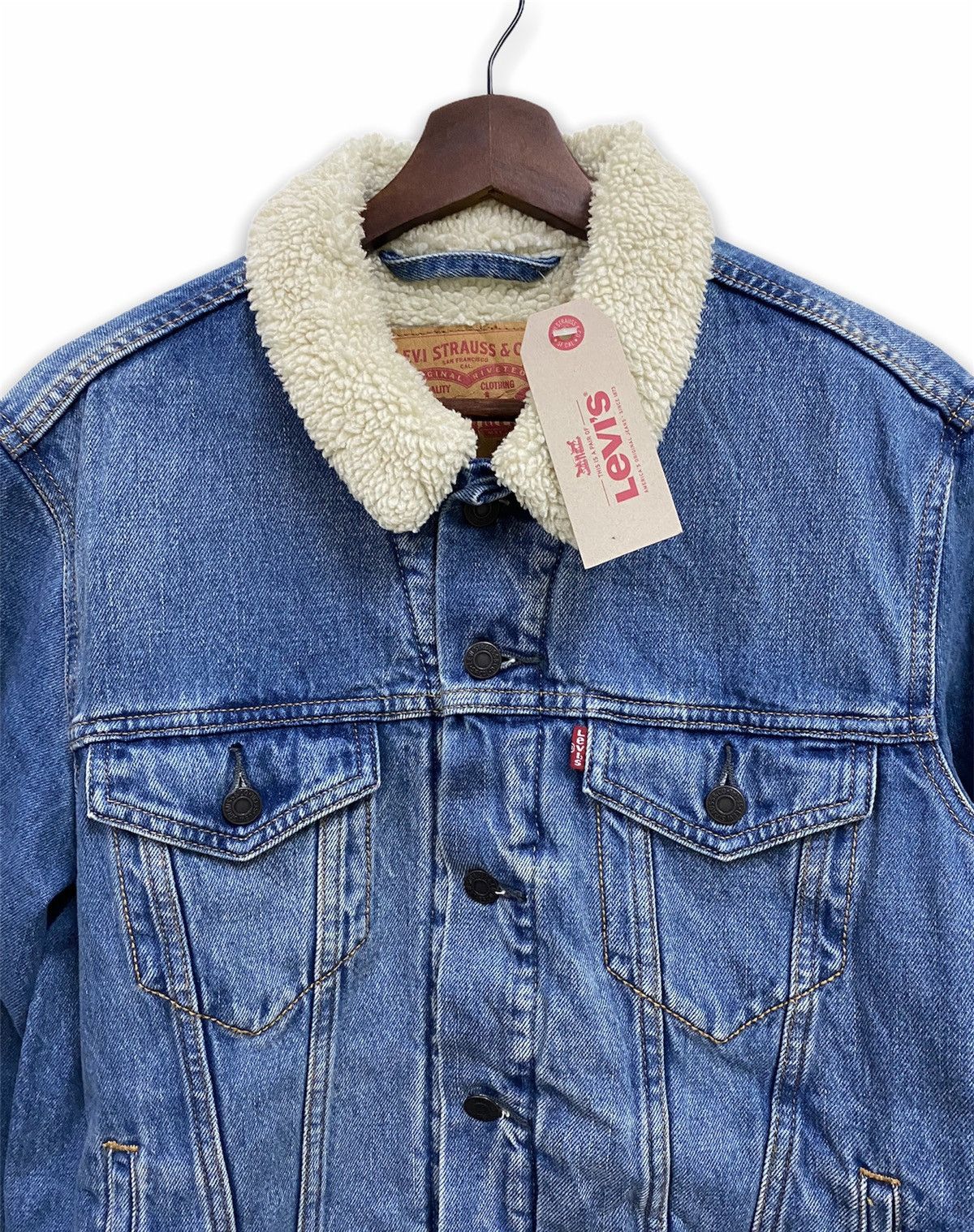 Levi's × Levi's Vintage Clothing Levi’s Denim 2015 Sherpa Jacket New With Tag Size US S / EU 44-46 / 1 - 3 Thumbnail