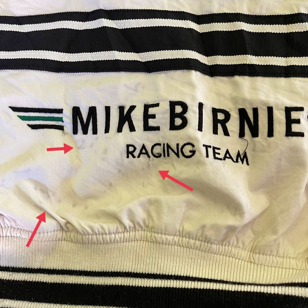 Japanese Brand Vintage MB Mike Birnies Racing Team Bomber Jacket Size US M / EU 48-50 / 2 - 13 Thumbnail