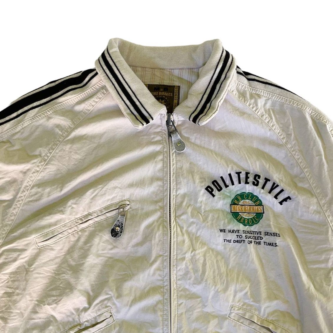 Japanese Brand Vintage MB Mike Birnies Racing Team Bomber Jacket Size US M / EU 48-50 / 2 - 2 Thumbnail