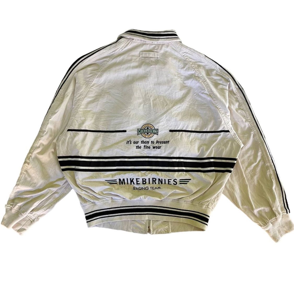 Japanese Brand Vintage MB Mike Birnies Racing Team Bomber Jacket Size US M / EU 48-50 / 2 - 9 Thumbnail
