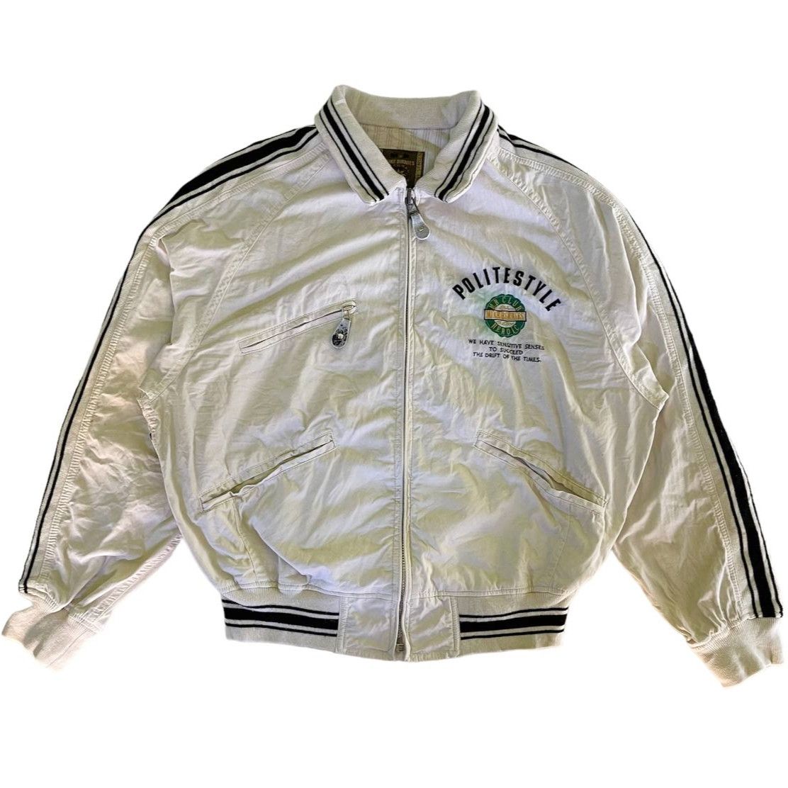 Japanese Brand Vintage MB Mike Birnies Racing Team Bomber Jacket Size US M / EU 48-50 / 2 - 1 Thumbnail