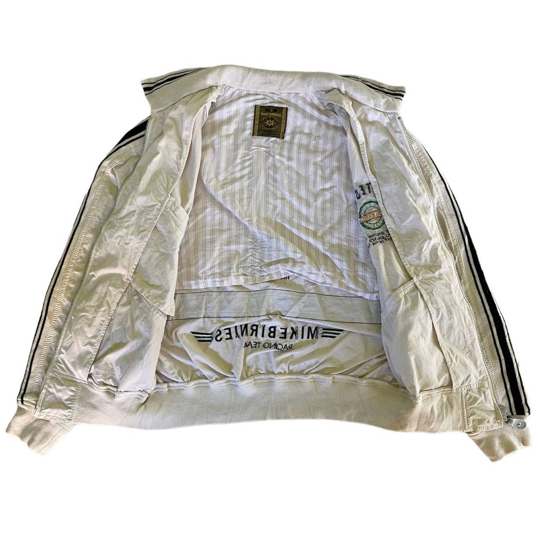 Japanese Brand Vintage MB Mike Birnies Racing Team Bomber Jacket Size US M / EU 48-50 / 2 - 5 Thumbnail