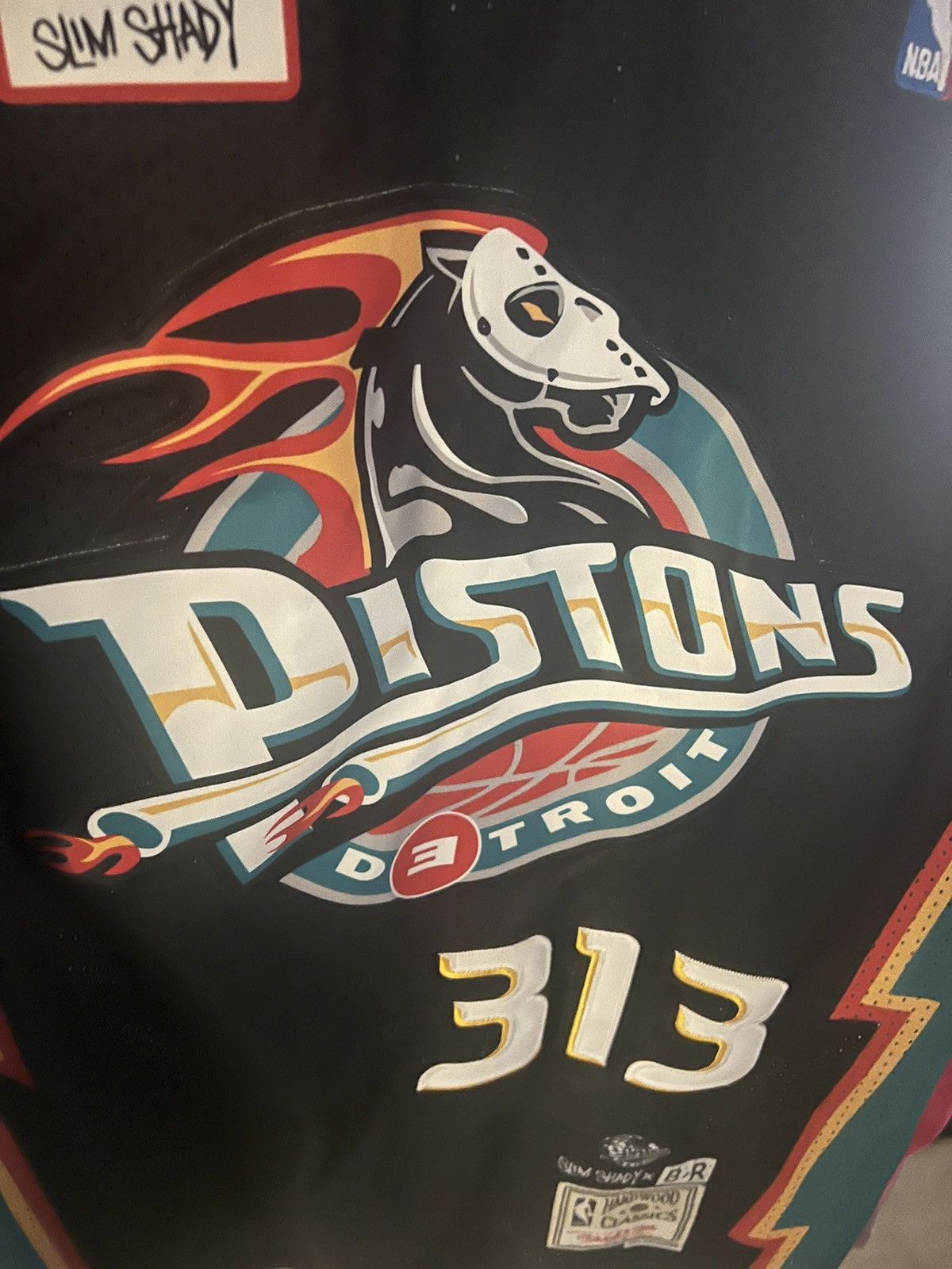 Mitchell & Ness Mitchell & Ness BR remix Eminem Detroit Pistons jersey Size US M / EU 48-50 / 2 - 4 Thumbnail