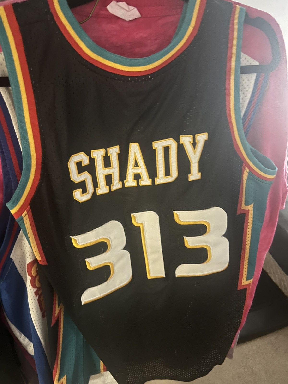 Mitchell & Ness Mitchell & Ness BR remix Eminem Detroit Pistons jersey Size US M / EU 48-50 / 2 - 2 Thumbnail