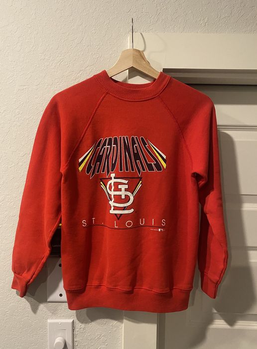 St.Louis Cardinals 90's Vintage MLB Crewneck Sweatshirt XL / Red