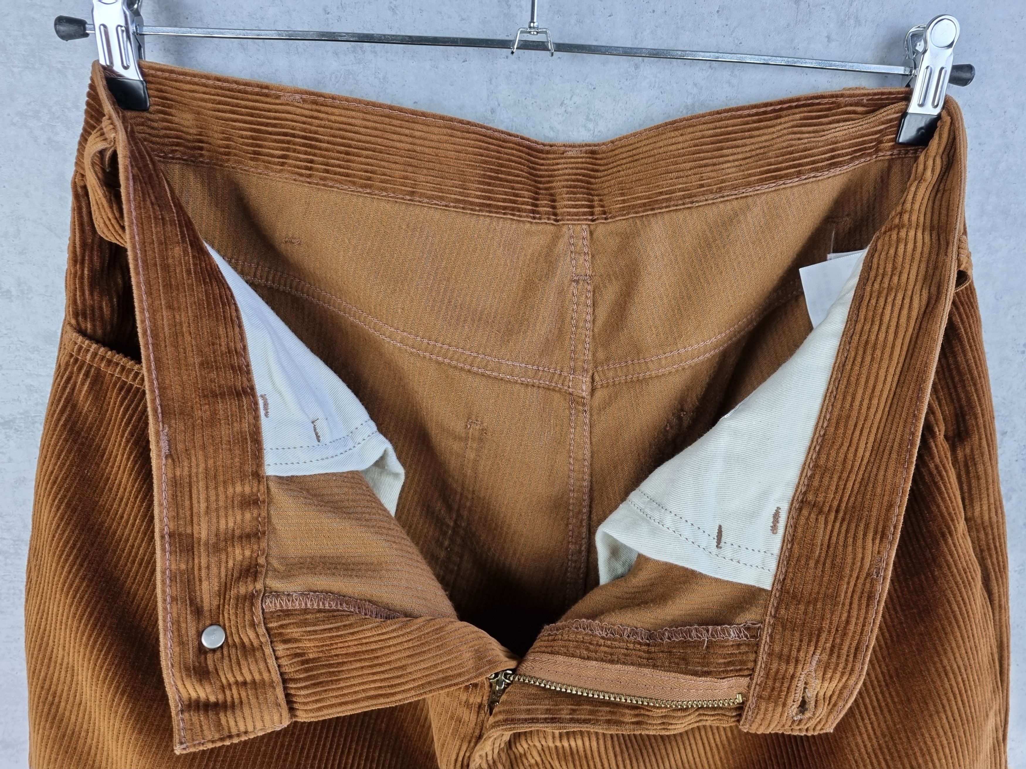 Levi's × Levi's Vintage Clothing × Vintage Rare Levis big E Corduroy Black Tab Brown Pants Earth Tone Size US 34 / EU 50 - 10 Thumbnail