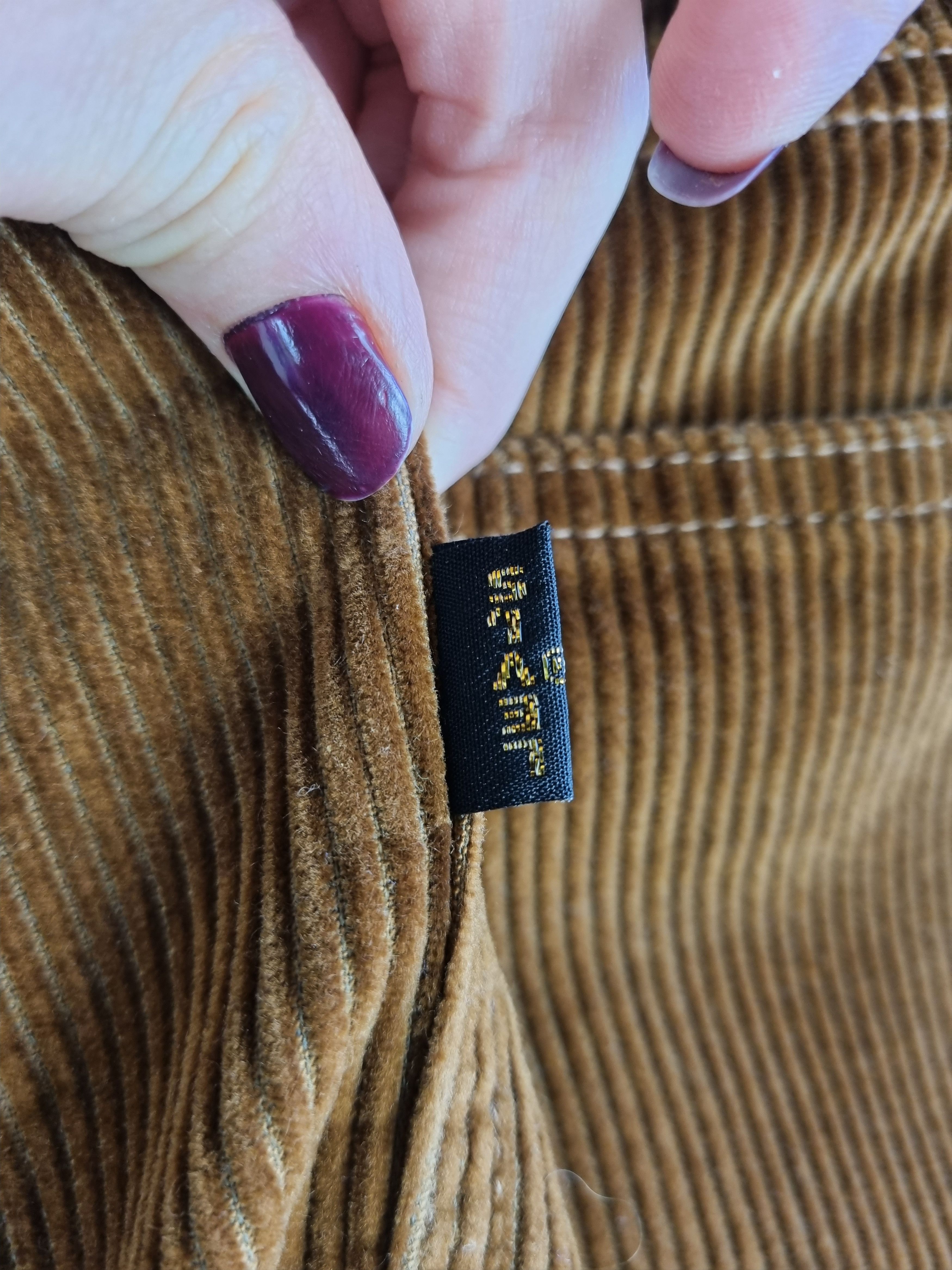 Levi's × Levi's Vintage Clothing × Vintage Rare Levis big E Corduroy Black Tab Brown Pants Earth Tone Size US 34 / EU 50 - 16 Thumbnail