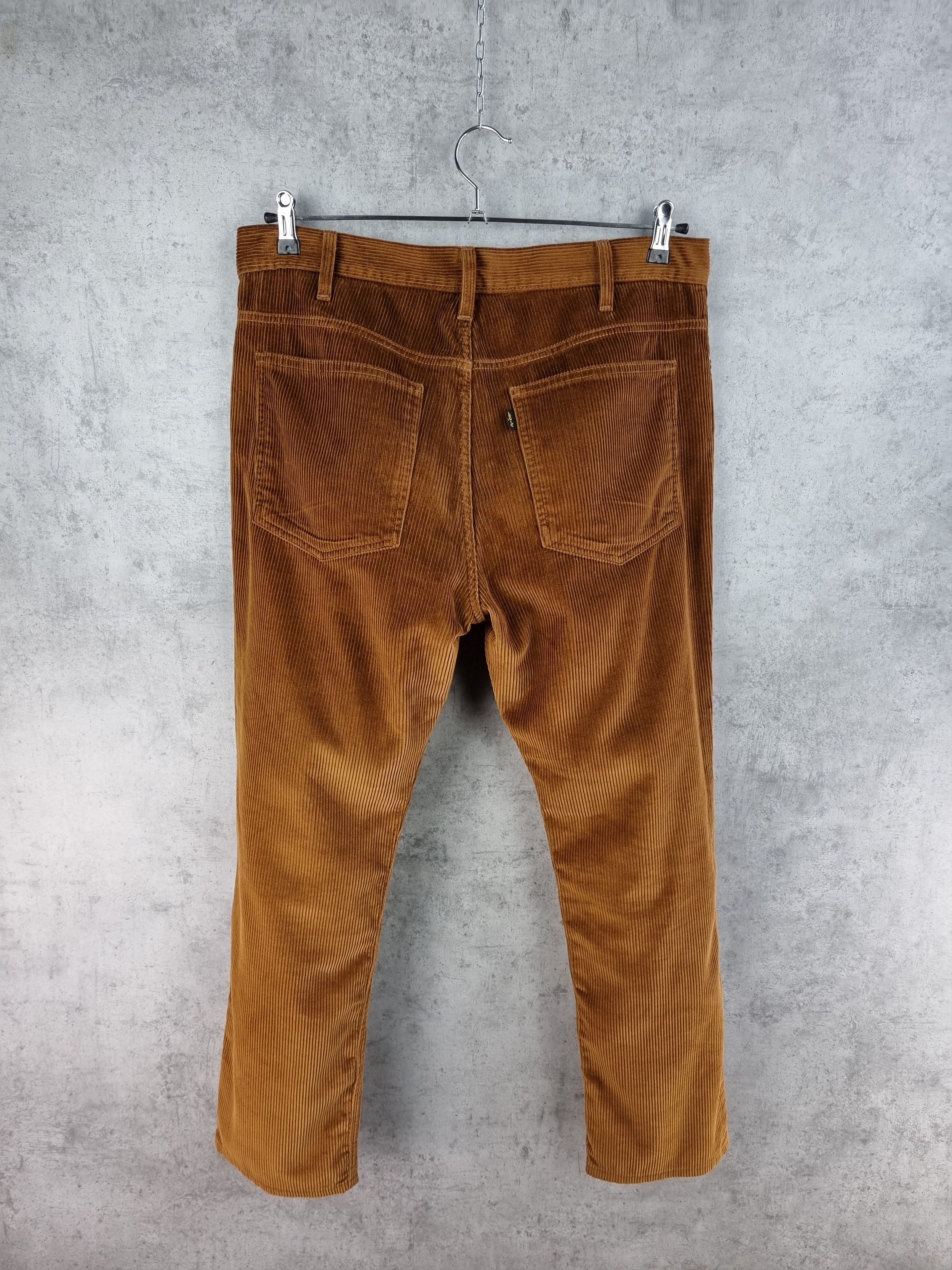 Levi's × Levi's Vintage Clothing × Vintage Rare Levis big E Corduroy Black Tab Brown Pants Earth Tone Size US 34 / EU 50 - 3 Thumbnail