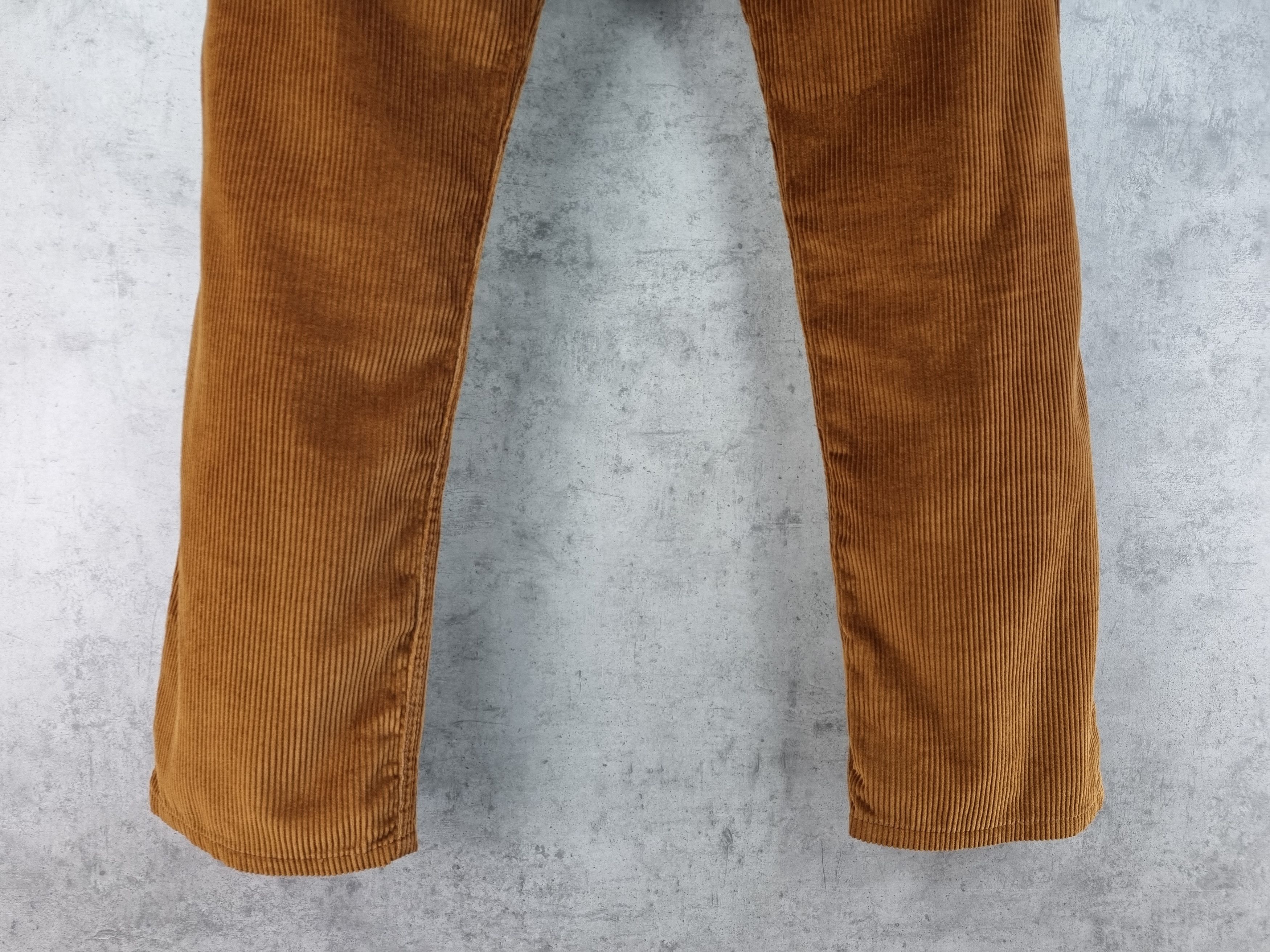 Levi's × Levi's Vintage Clothing × Vintage Rare Levis big E Corduroy Black Tab Brown Pants Earth Tone Size US 34 / EU 50 - 9 Thumbnail