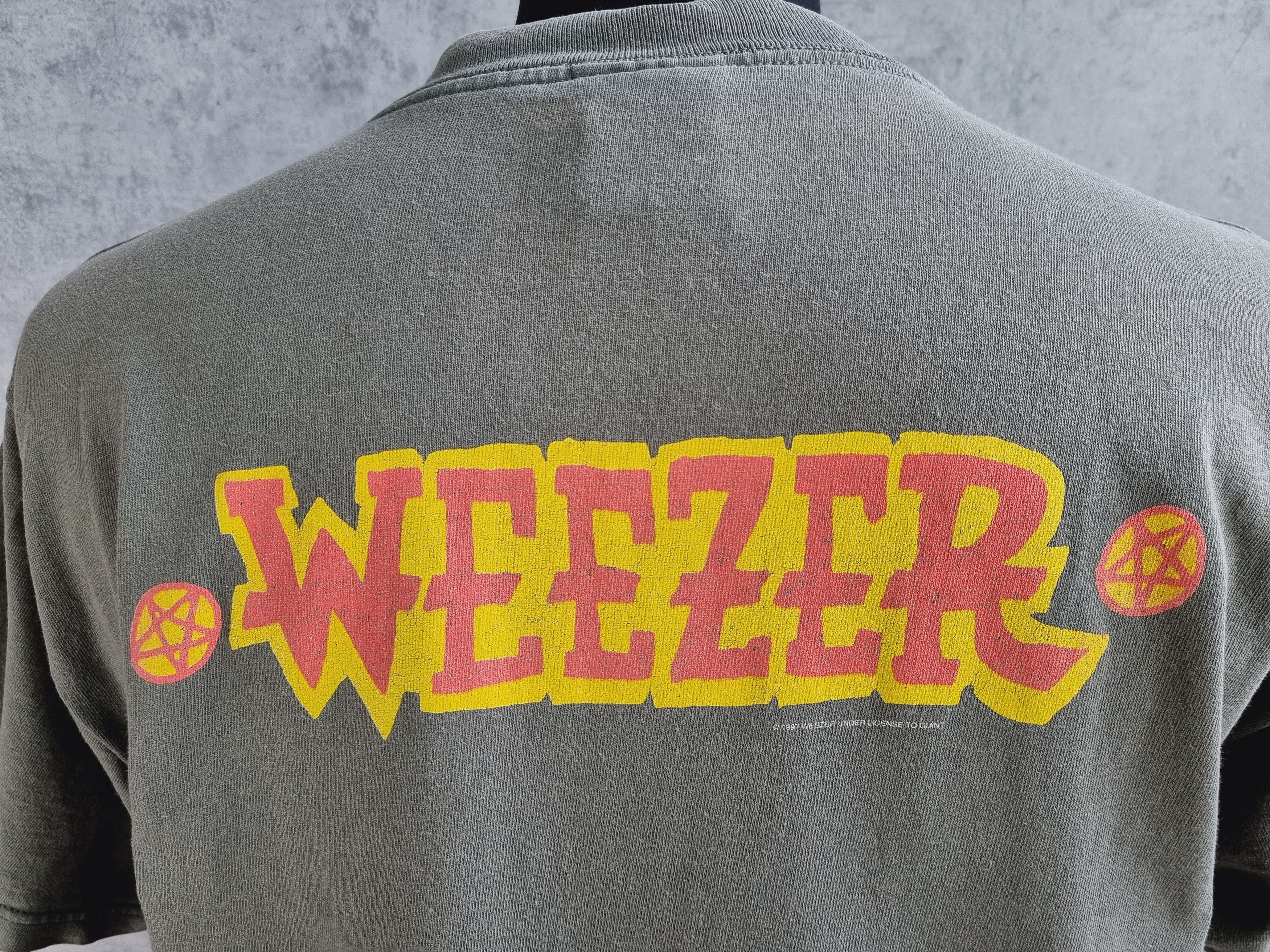 Band Tees × Giant 1997 Vintage WEEZER under Giant Merchandise Rare Band Tee Size US L / EU 52-54 / 3 - 8 Thumbnail