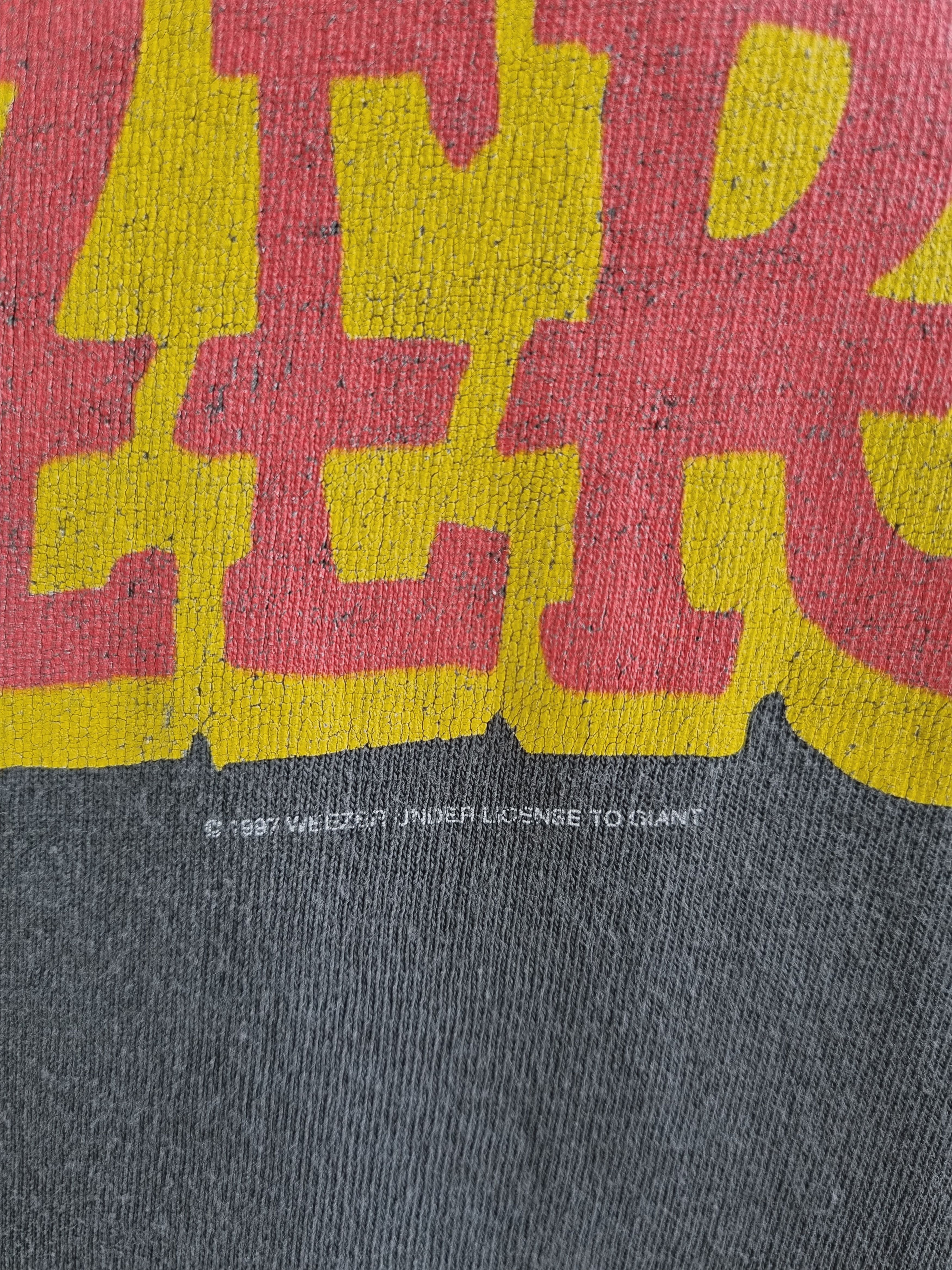 Band Tees × Giant 1997 Vintage WEEZER under Giant Merchandise Rare Band Tee Size US L / EU 52-54 / 3 - 9 Thumbnail