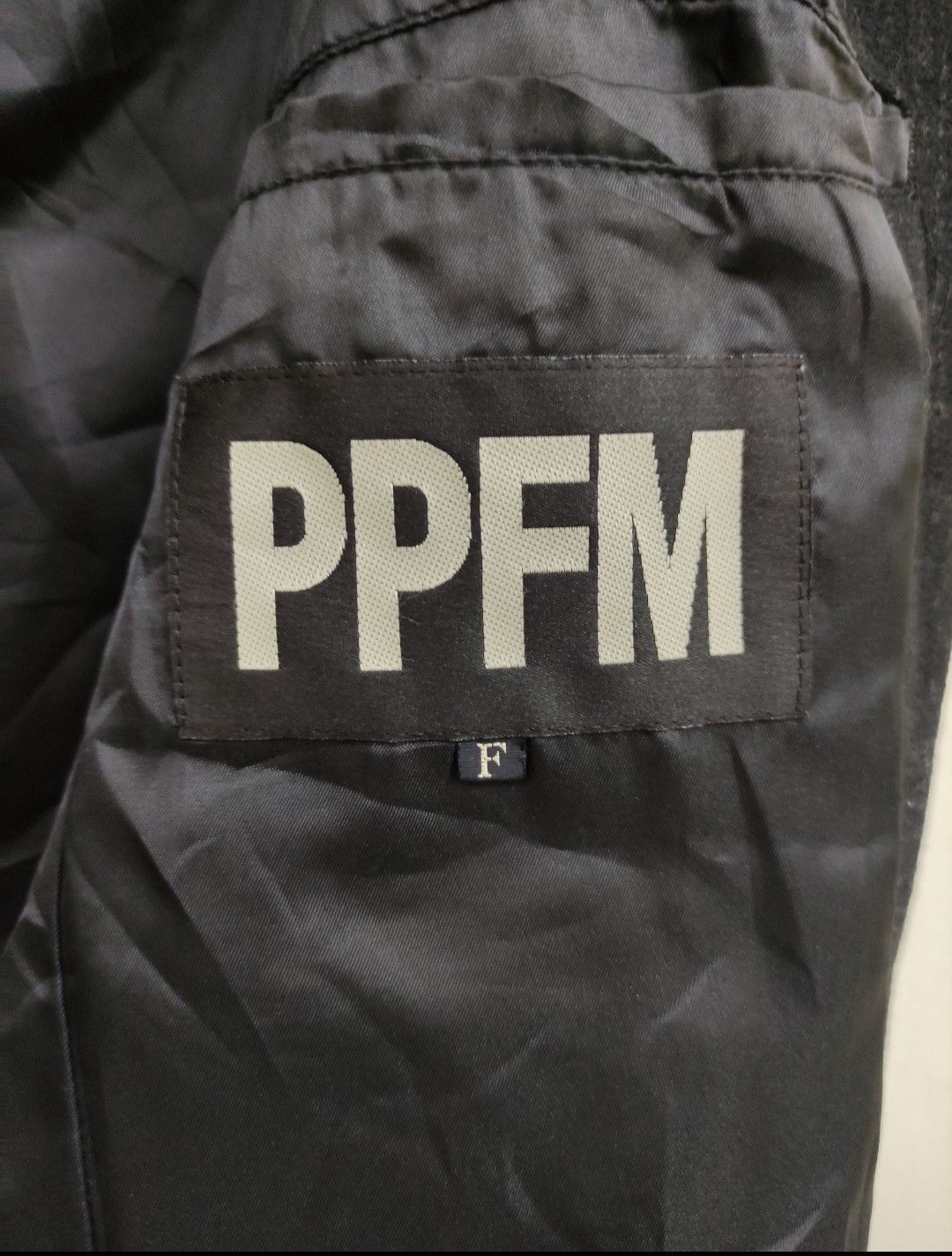 Japanese Brand × PPFM Japanese Brand PPFM Long Blazer/Coat Black Jacket Size US S / EU 44-46 / 1 - 7 Thumbnail