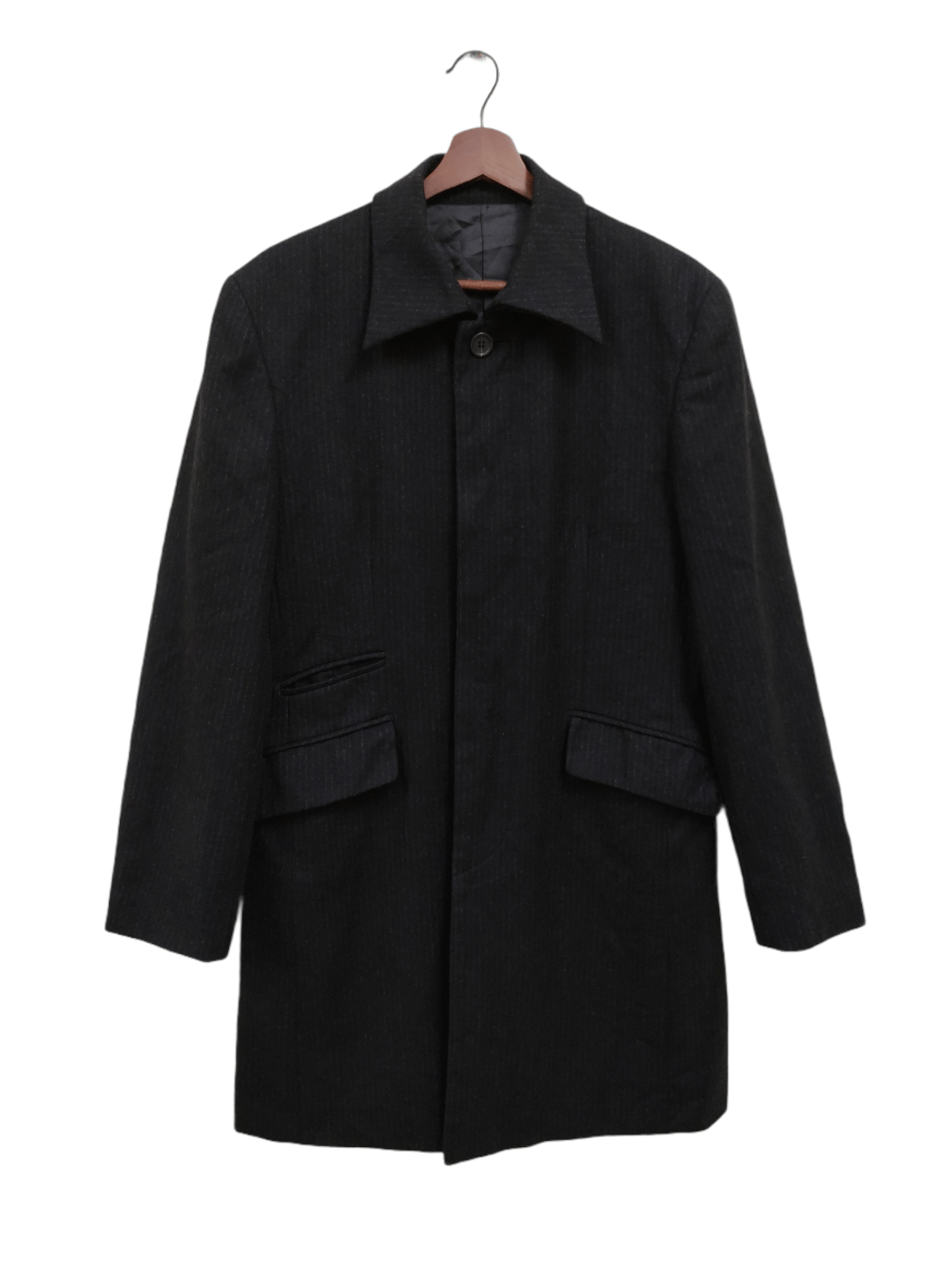 Japanese Brand PPFM Long Blazer/Coat Black Jacket