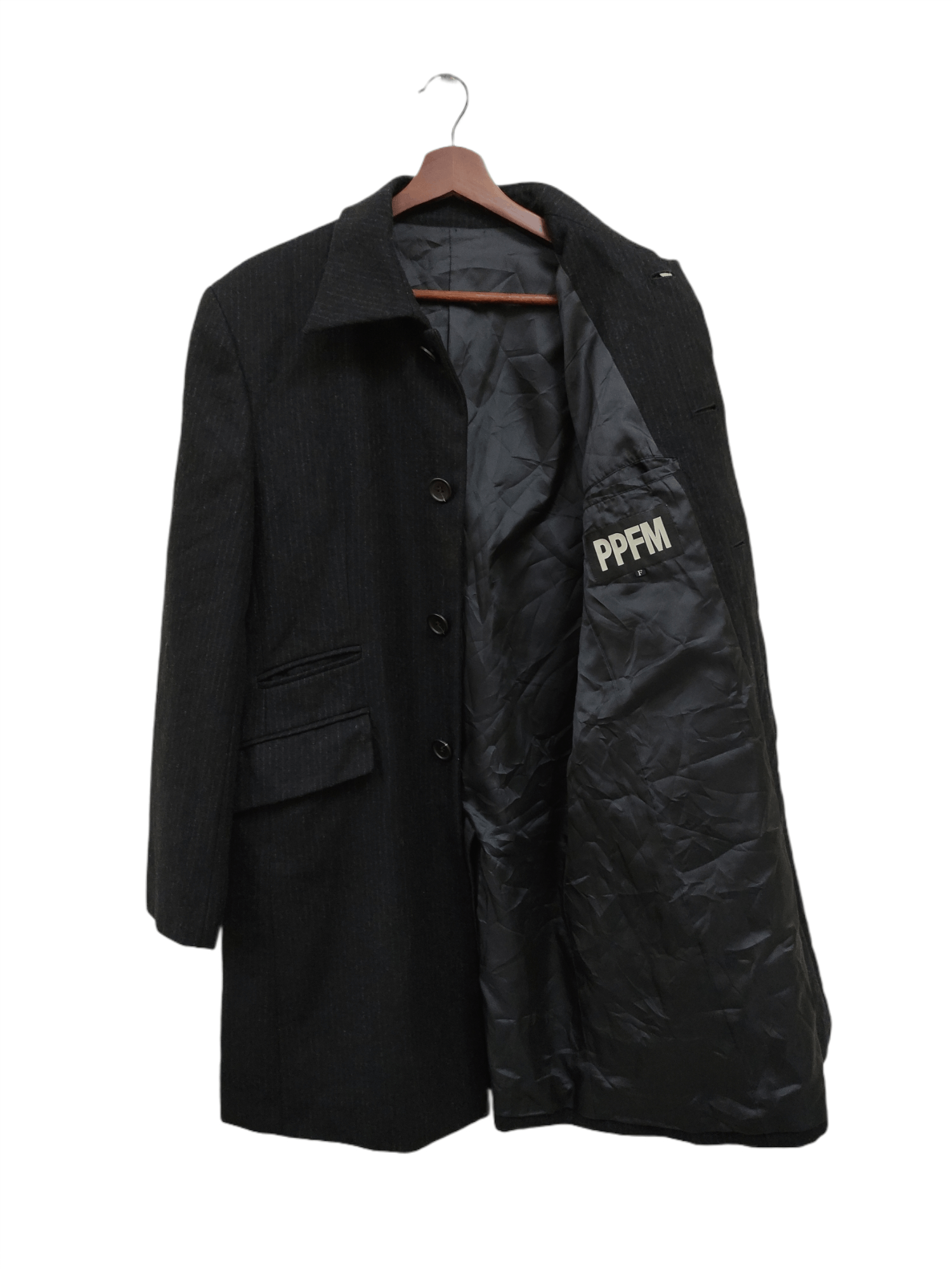 Japanese Brand × PPFM Japanese Brand PPFM Long Blazer/Coat Black Jacket Size US S / EU 44-46 / 1 - 5 Thumbnail