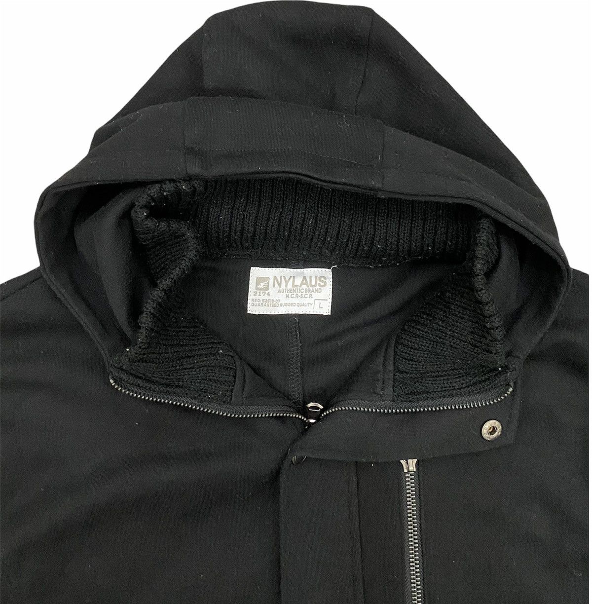 Japanese Brand Nylaus Japanese Biker Punk Hoodie Jacket Size US L / EU 52-54 / 3 - 8 Thumbnail