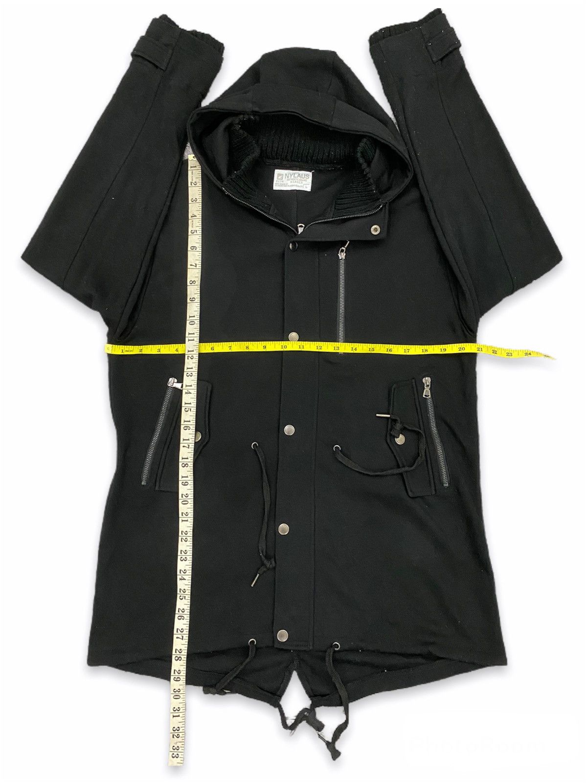 Japanese Brand Nylaus Japanese Biker Punk Hoodie Jacket Size US L / EU 52-54 / 3 - 12 Thumbnail