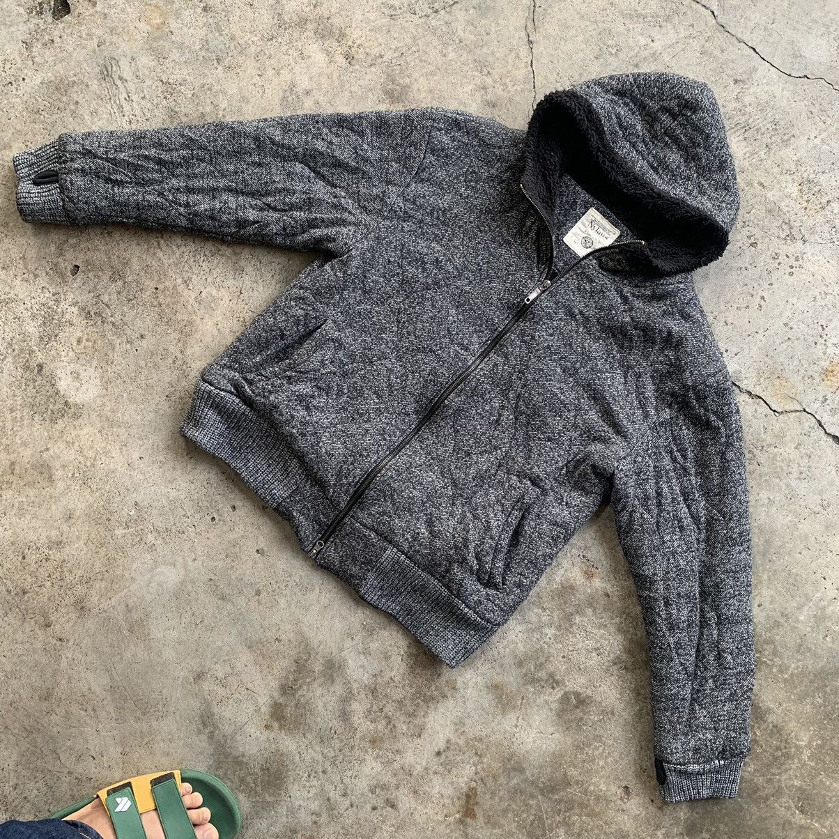 Japanese Brand Nylaus zipper sweater fleece inside Size US L / EU 52-54 / 3 - 7 Thumbnail