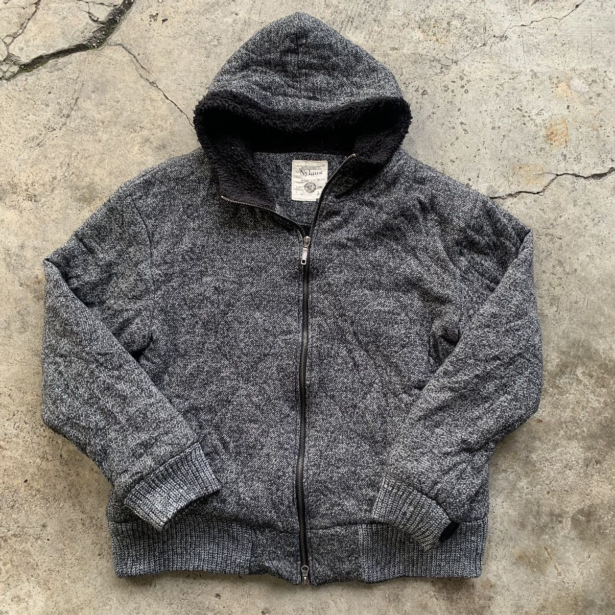 Japanese Brand Nylaus zipper sweater fleece inside Size US L / EU 52-54 / 3 - 2 Thumbnail