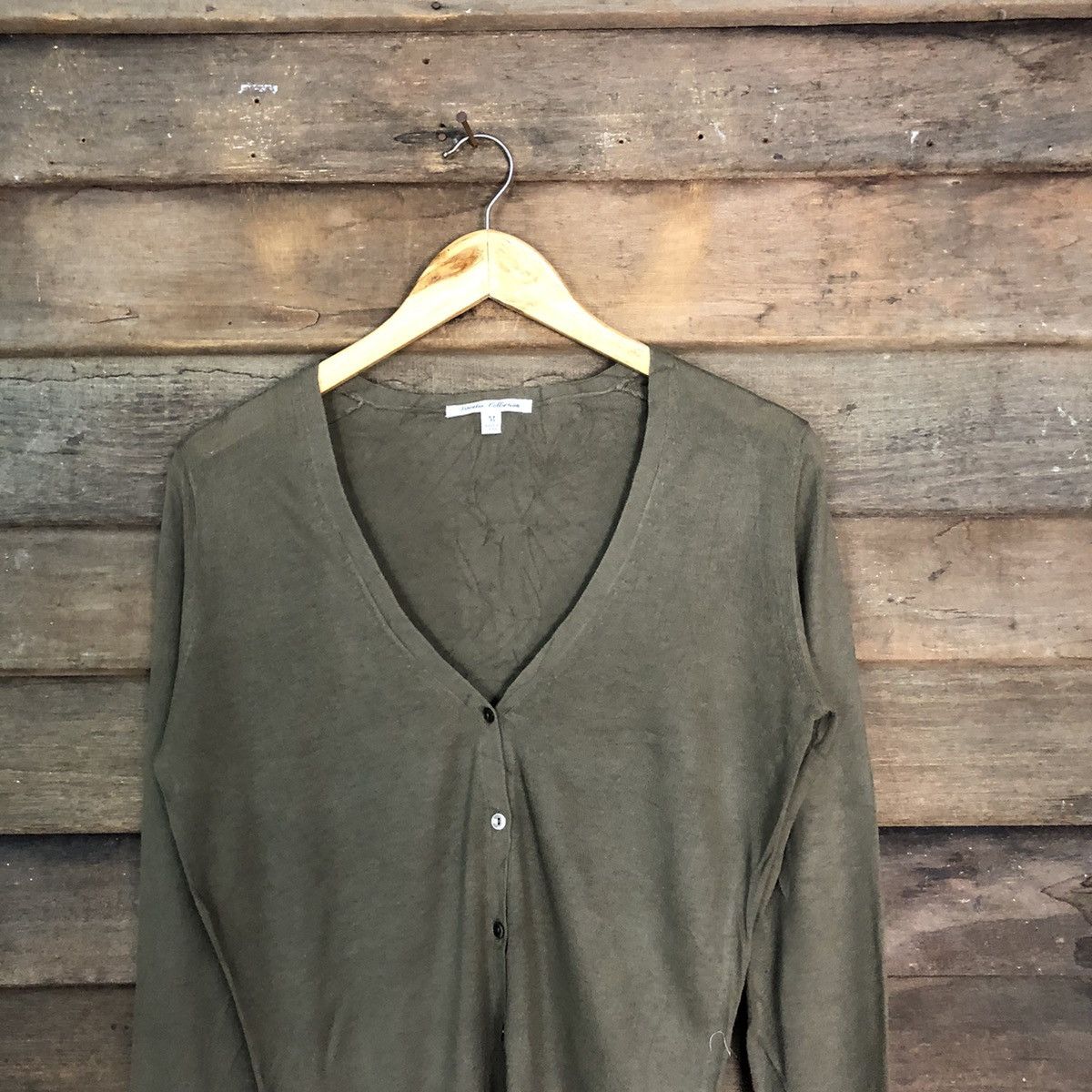 Uniqlo Uniqlo Green Cardigan thin knitwear japan #7234 Size M / US 6-8 / IT 42-44 - 2 Thumbnail