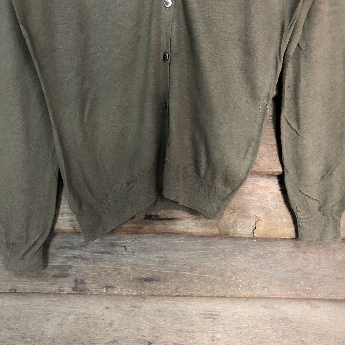 Uniqlo Uniqlo Green Cardigan thin knitwear japan #7234 Size M / US 6-8 / IT 42-44 - 6 Thumbnail