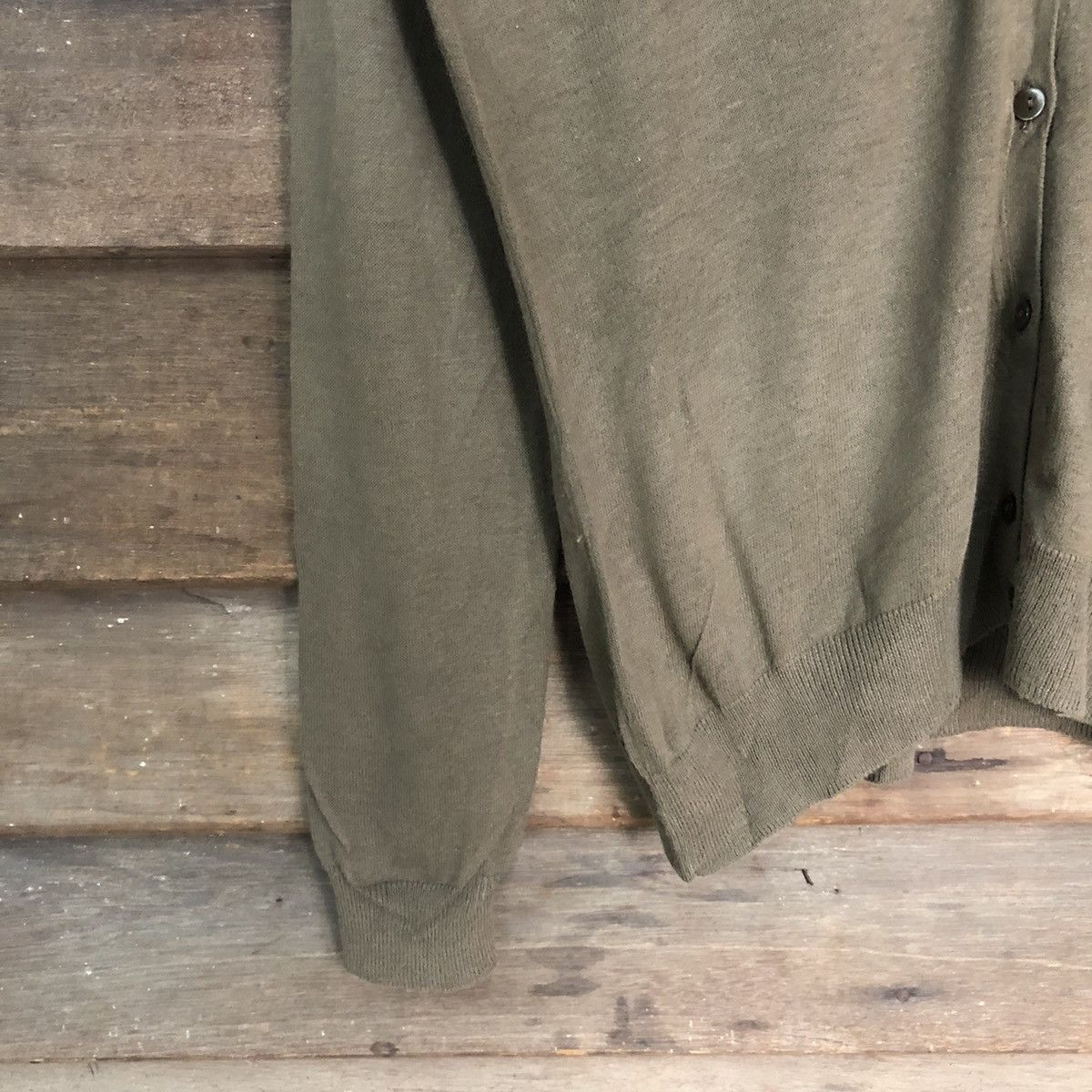 Uniqlo Uniqlo Green Cardigan thin knitwear japan #7234 Size M / US 6-8 / IT 42-44 - 7 Thumbnail