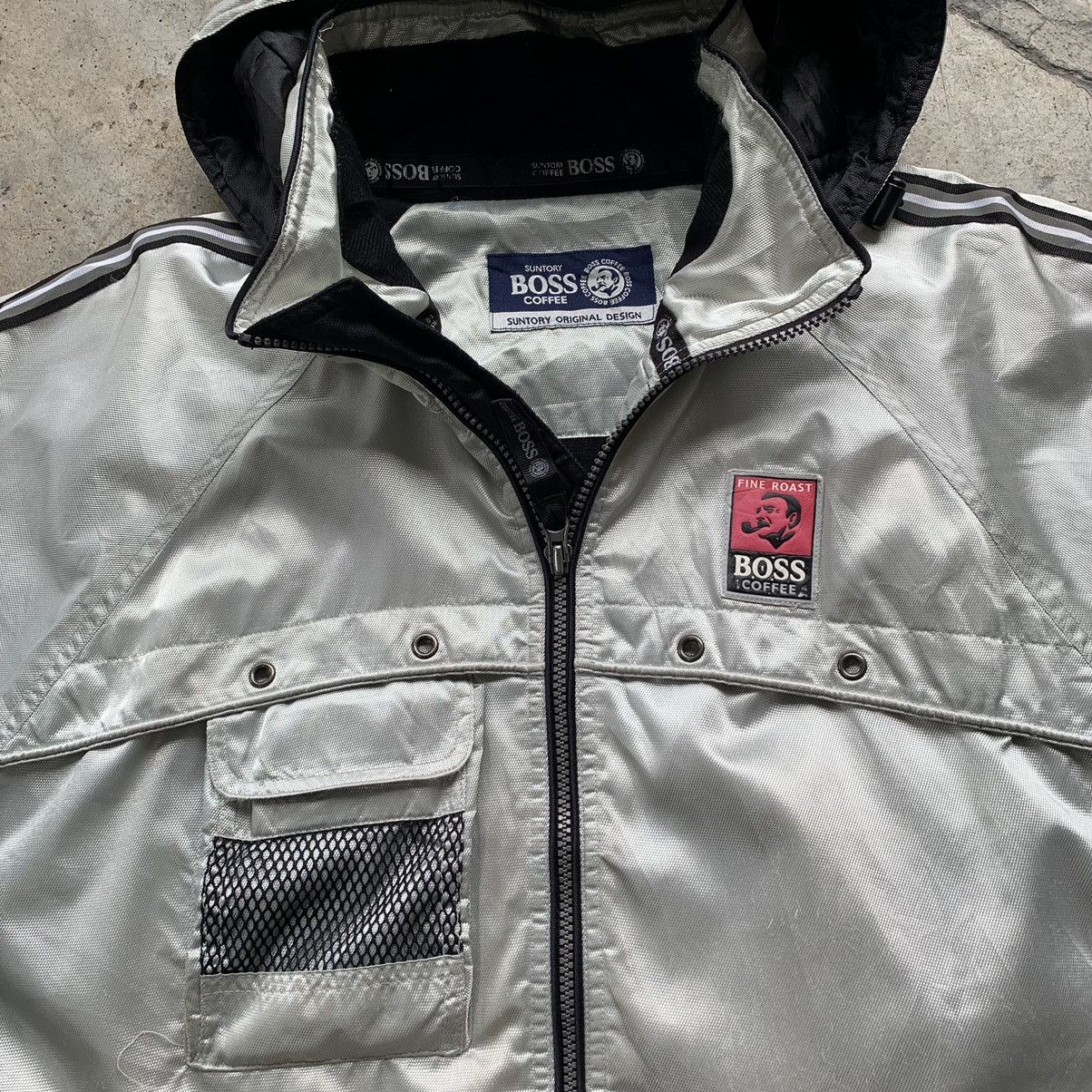 Japanese Brand Suntory BOSS Coffee parkas light jacket Size US XL / EU 56 / 4 - 10 Thumbnail
