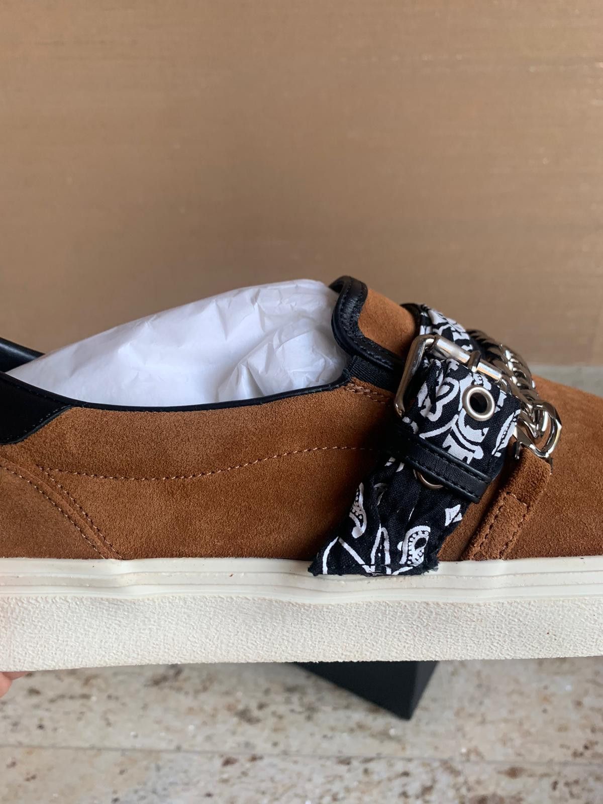 Amiri Bandana Chain Sneakers Size US 14 / EU 47 - 7 Thumbnail