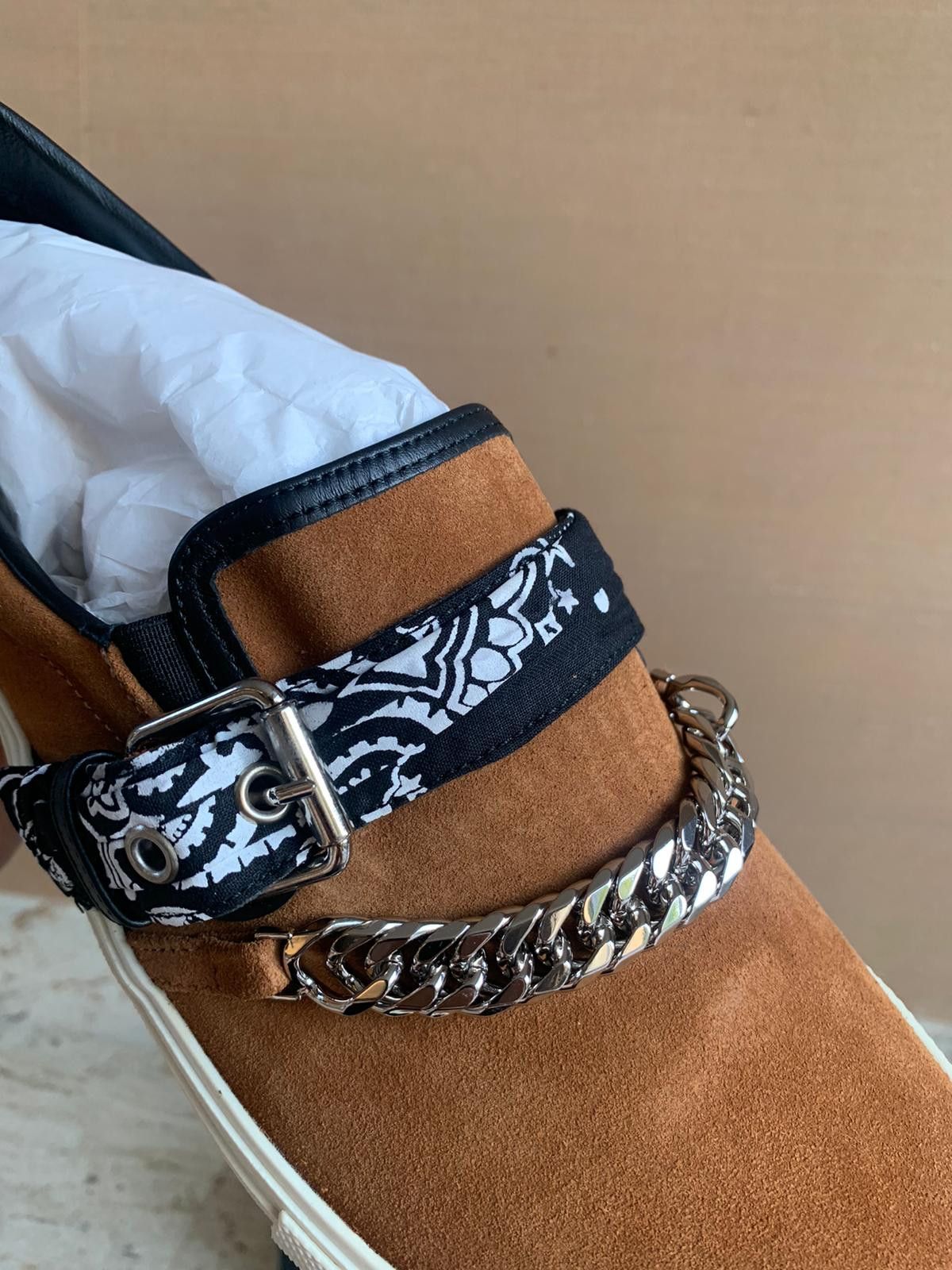 Amiri Bandana Chain Sneakers Size US 14 / EU 47 - 10 Thumbnail