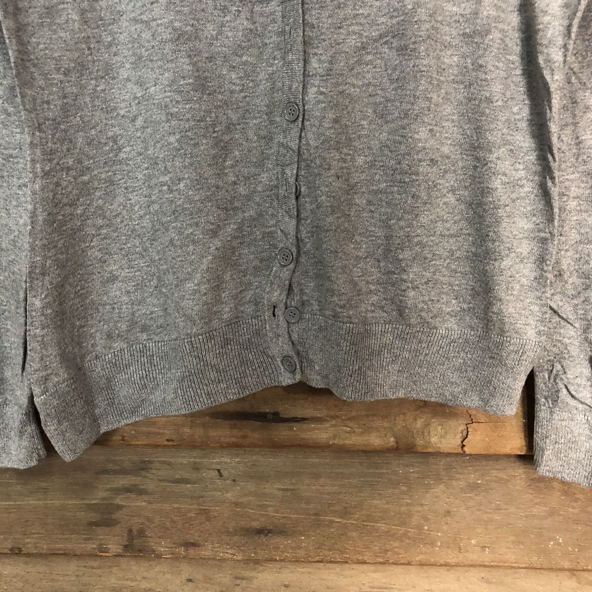 Forever 21 Forever 21 japan Grey thin knitwear Cardigan #7231 Size S / US 4 / IT 40 - 6 Thumbnail