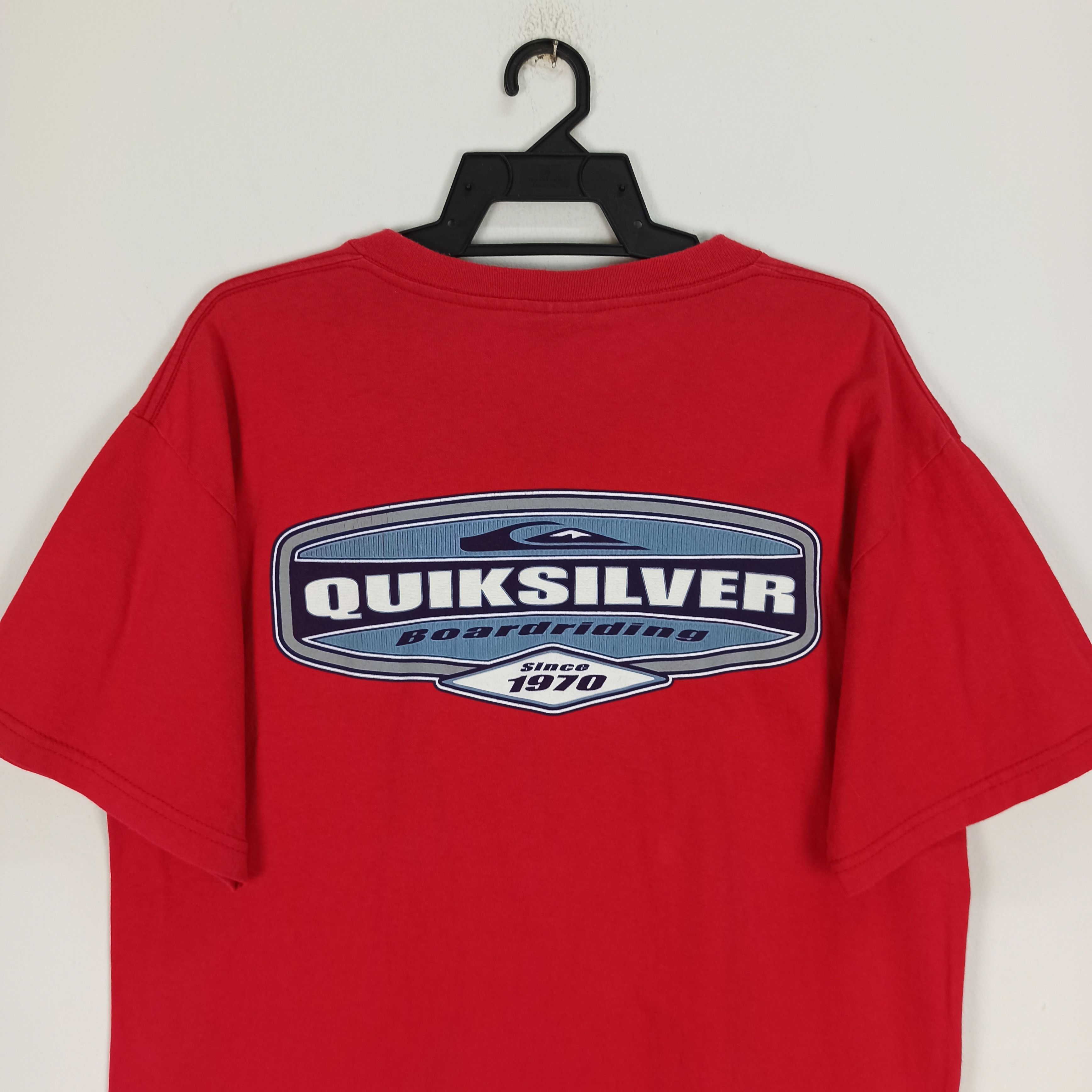 Quiksilver 🔥Vintage🔥 Quiksilver Spell Out Logo Made in Usa Size US L / EU 52-54 / 3 - 2 Thumbnail